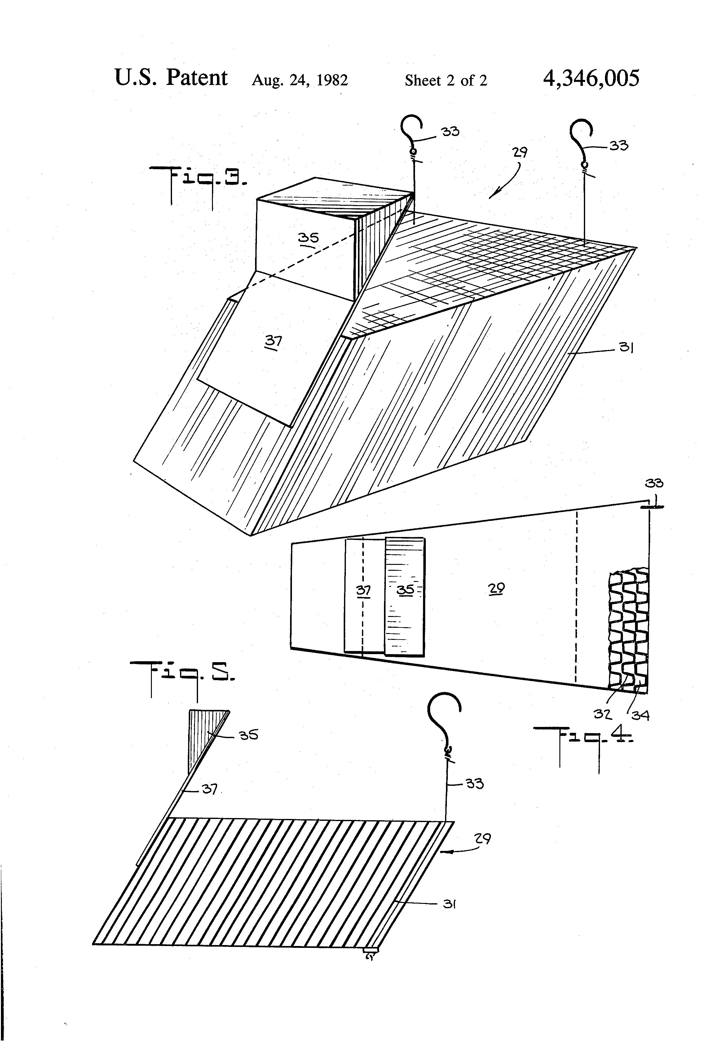 Patent US4346005 Tube settler module Google Patents