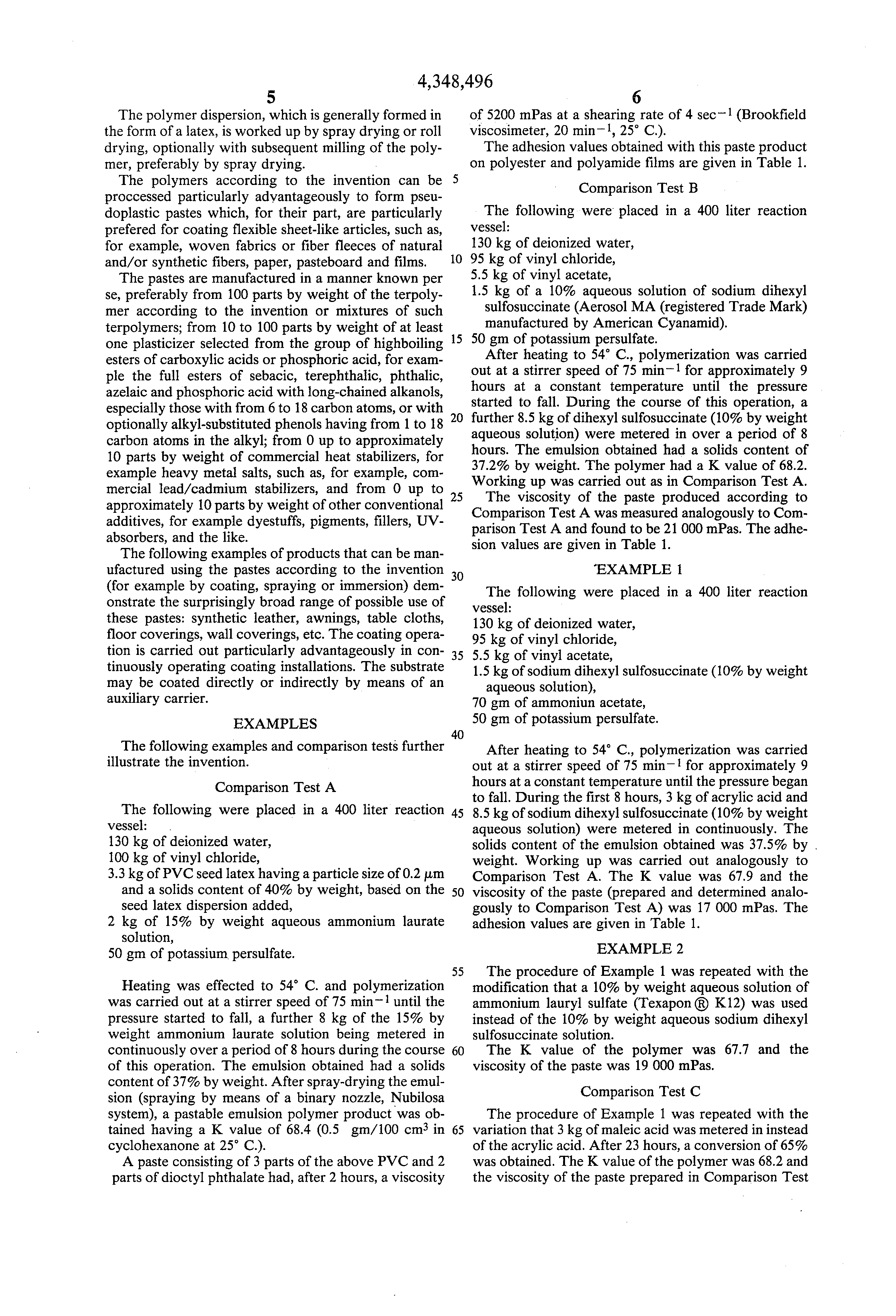 carboxylated monomer/vinyl chloride/vinyl acetate terpolymer