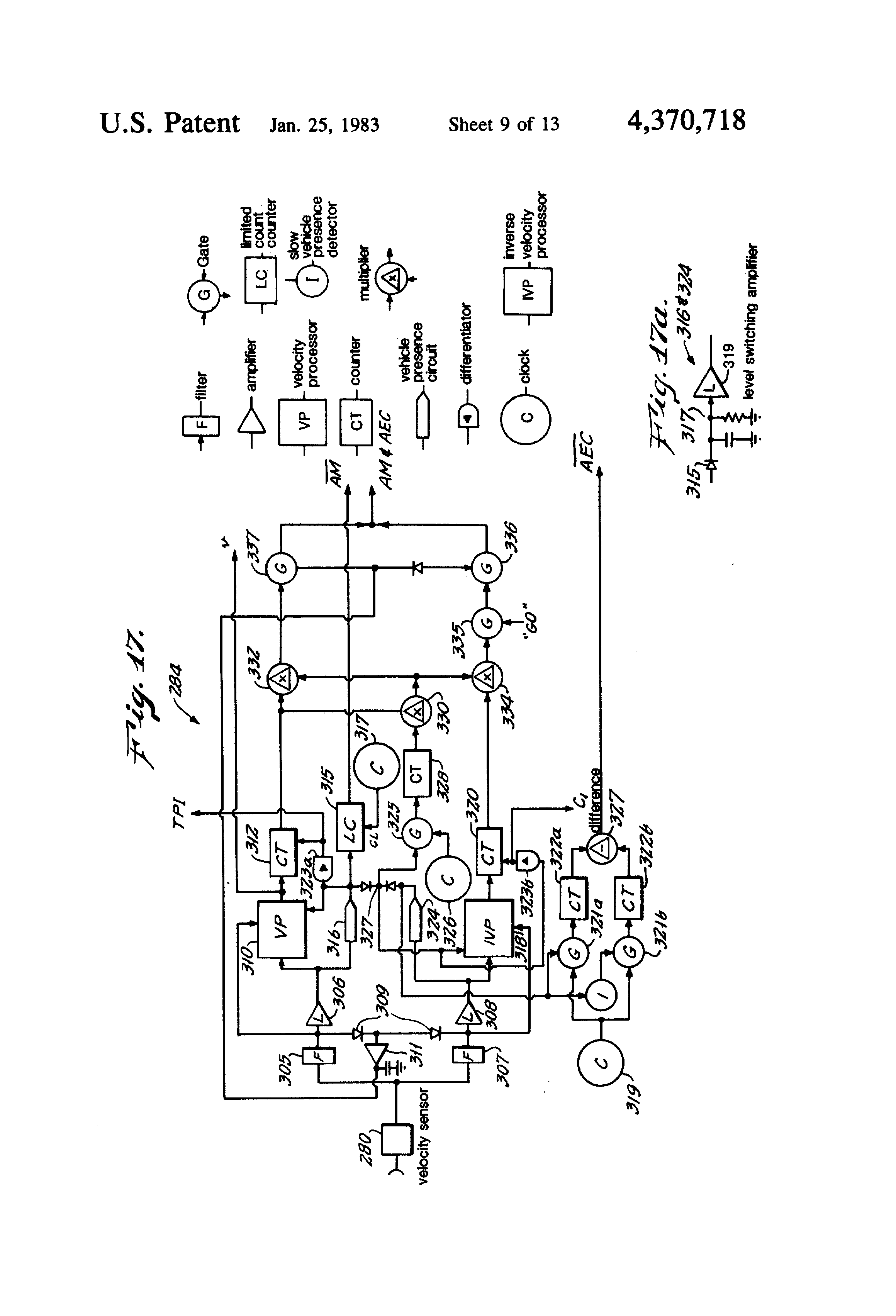 Patent US4370718 - Responsive traffic light control system and method