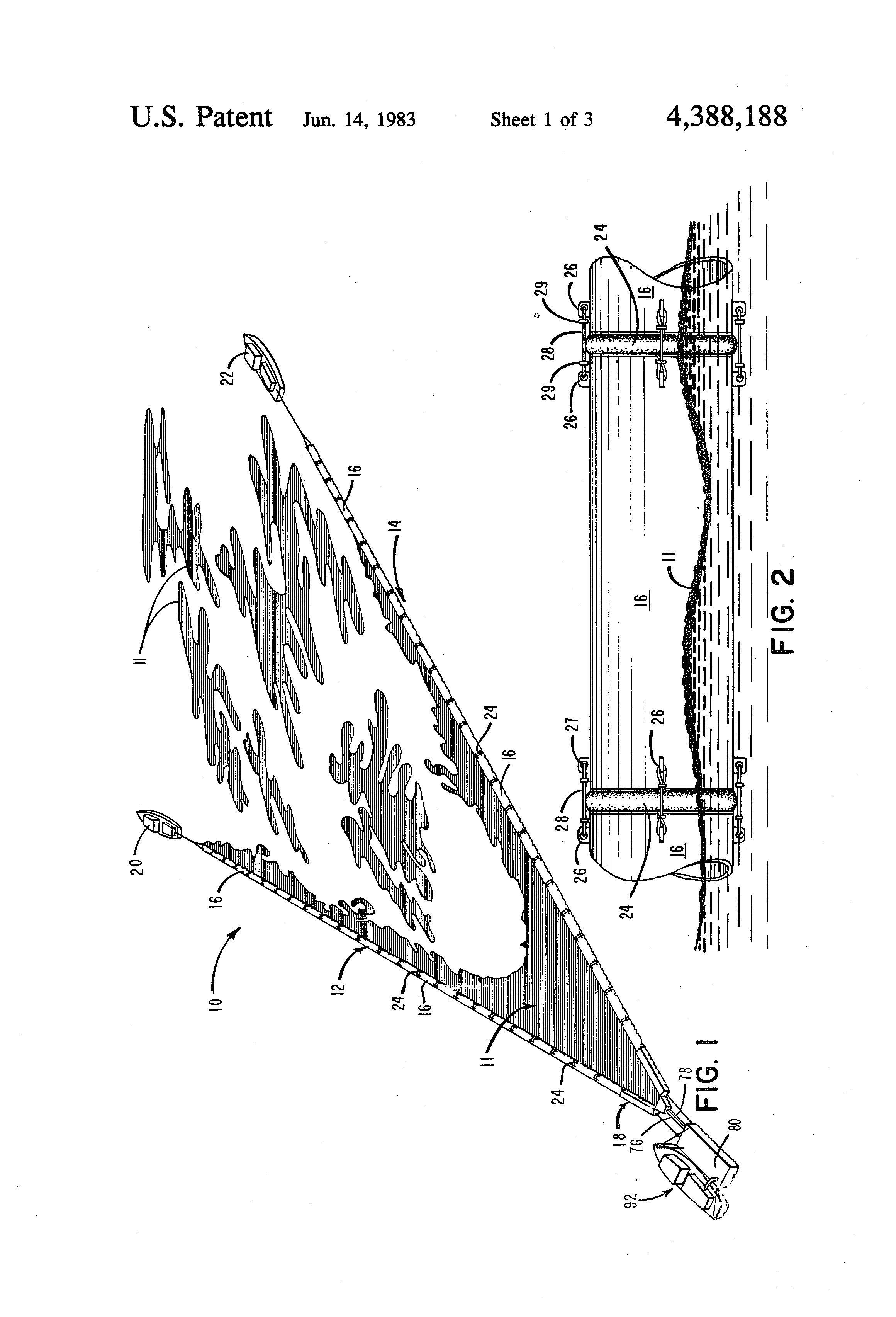 oil spill recovery means