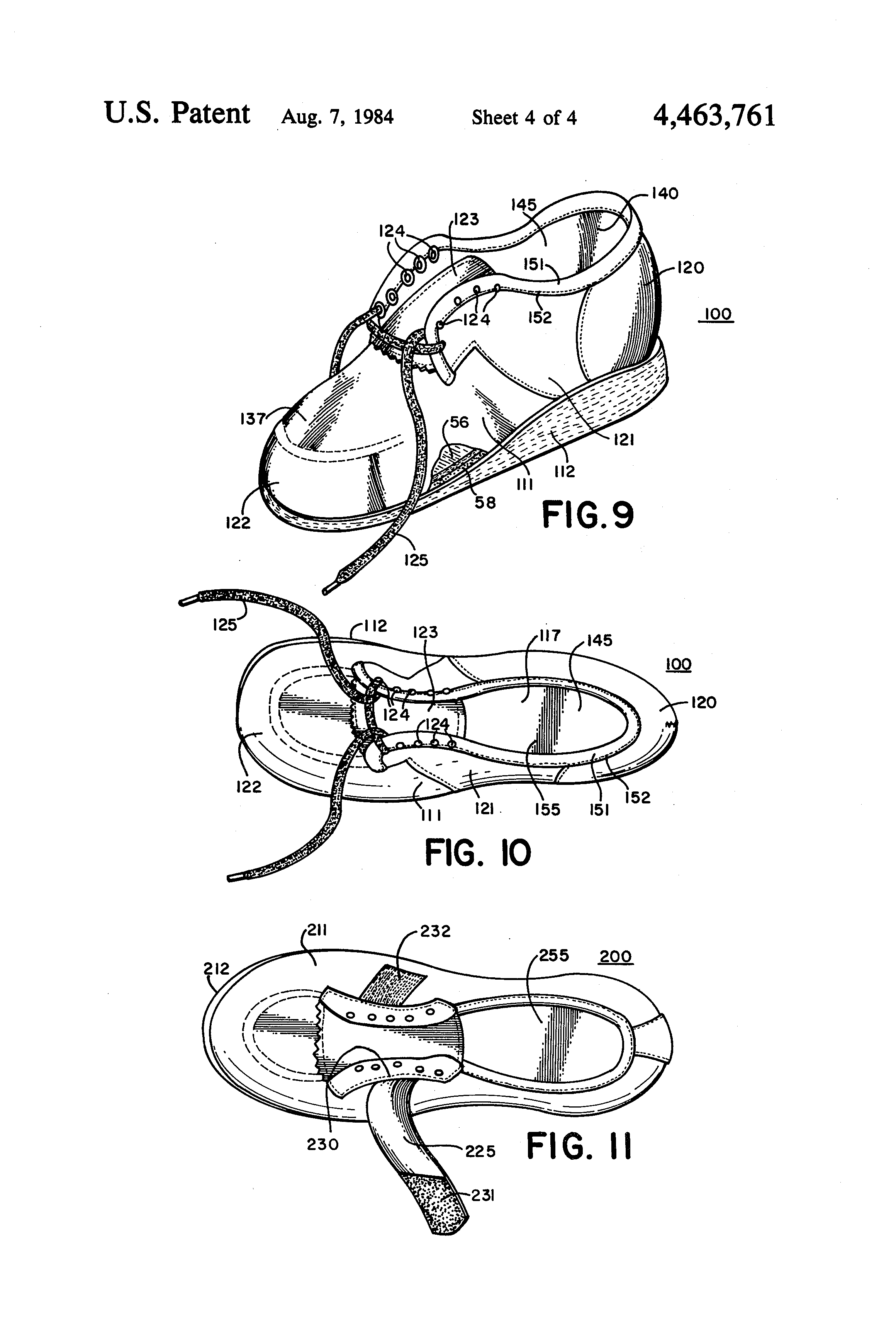 Patent US4463761 Orthopedic shoe Google Patents