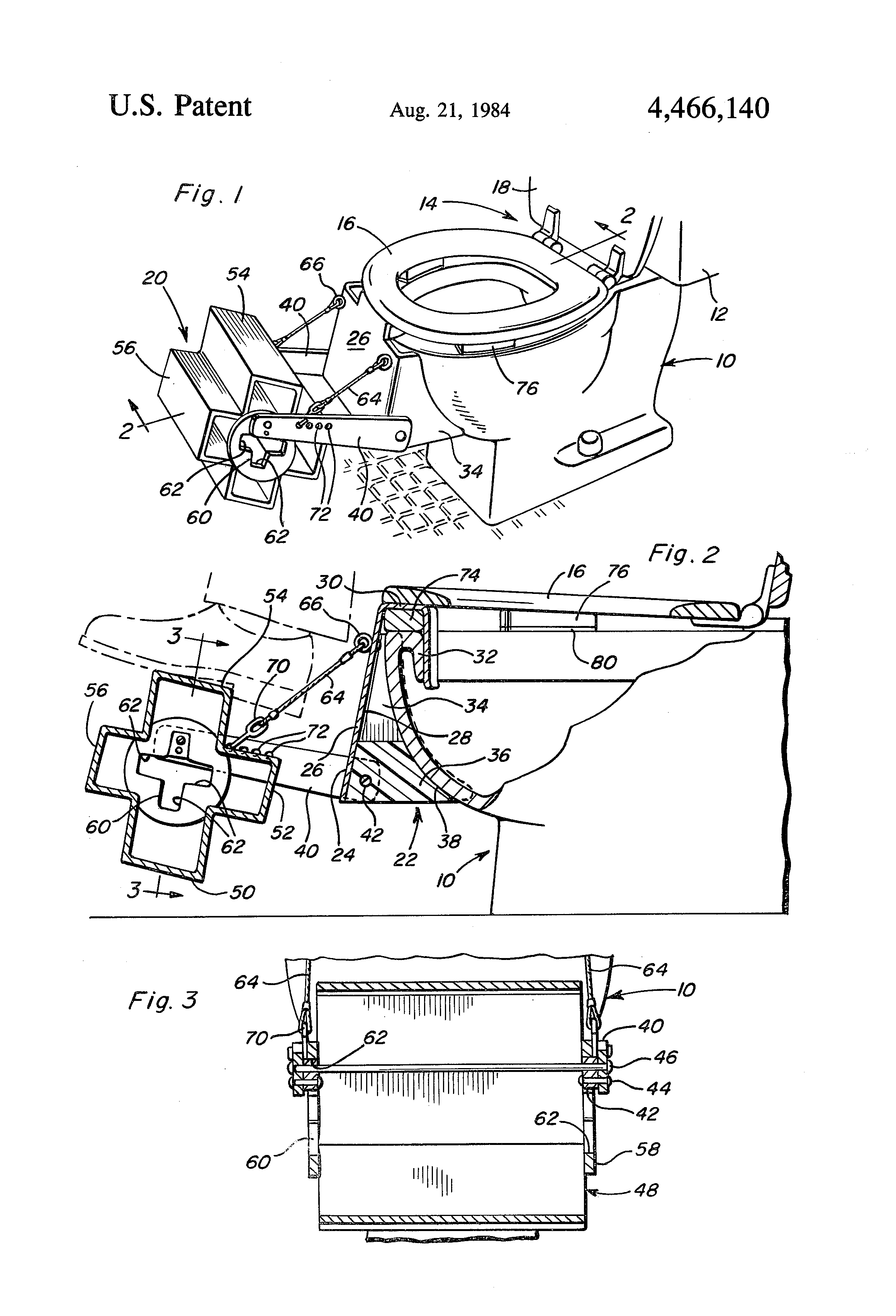 Toilet Bowl Footrest Image Collections Imageblog Co Patent Us4466140 Adjule Toilet Bowl Seat And Footrest Google