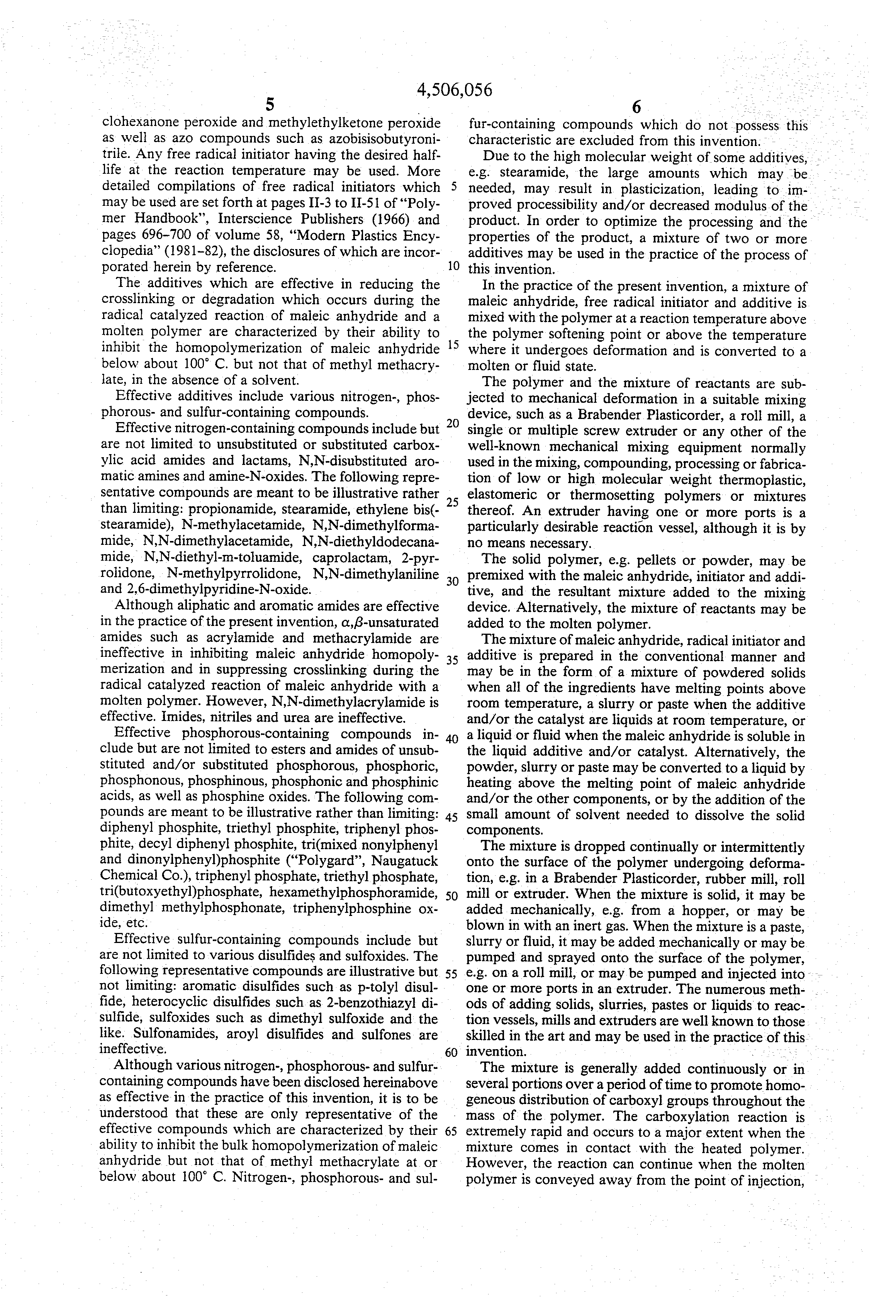 maleic anhydride-modified polymers and process for preparation