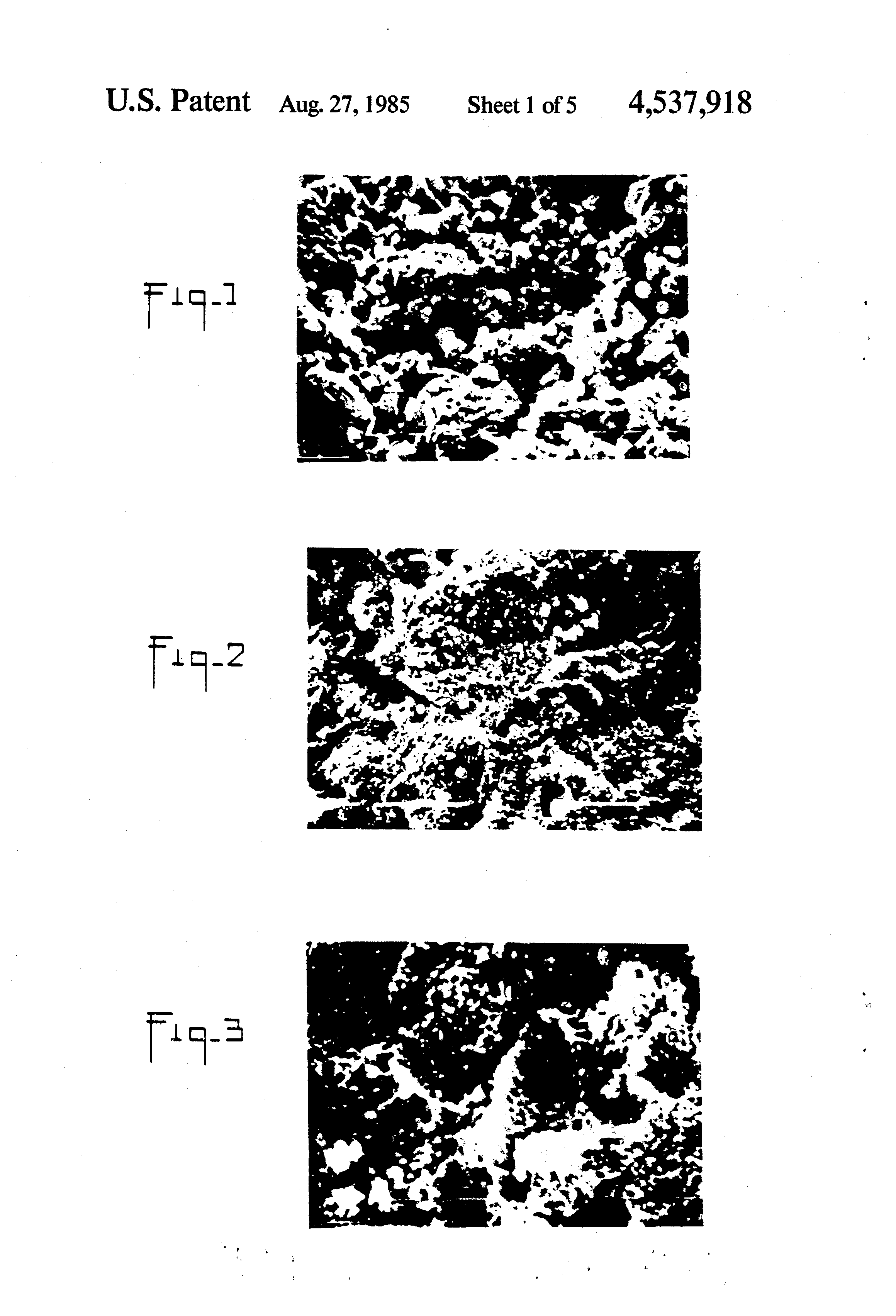 Patent US4537918 - Cement compositions for cementing wells, allowing