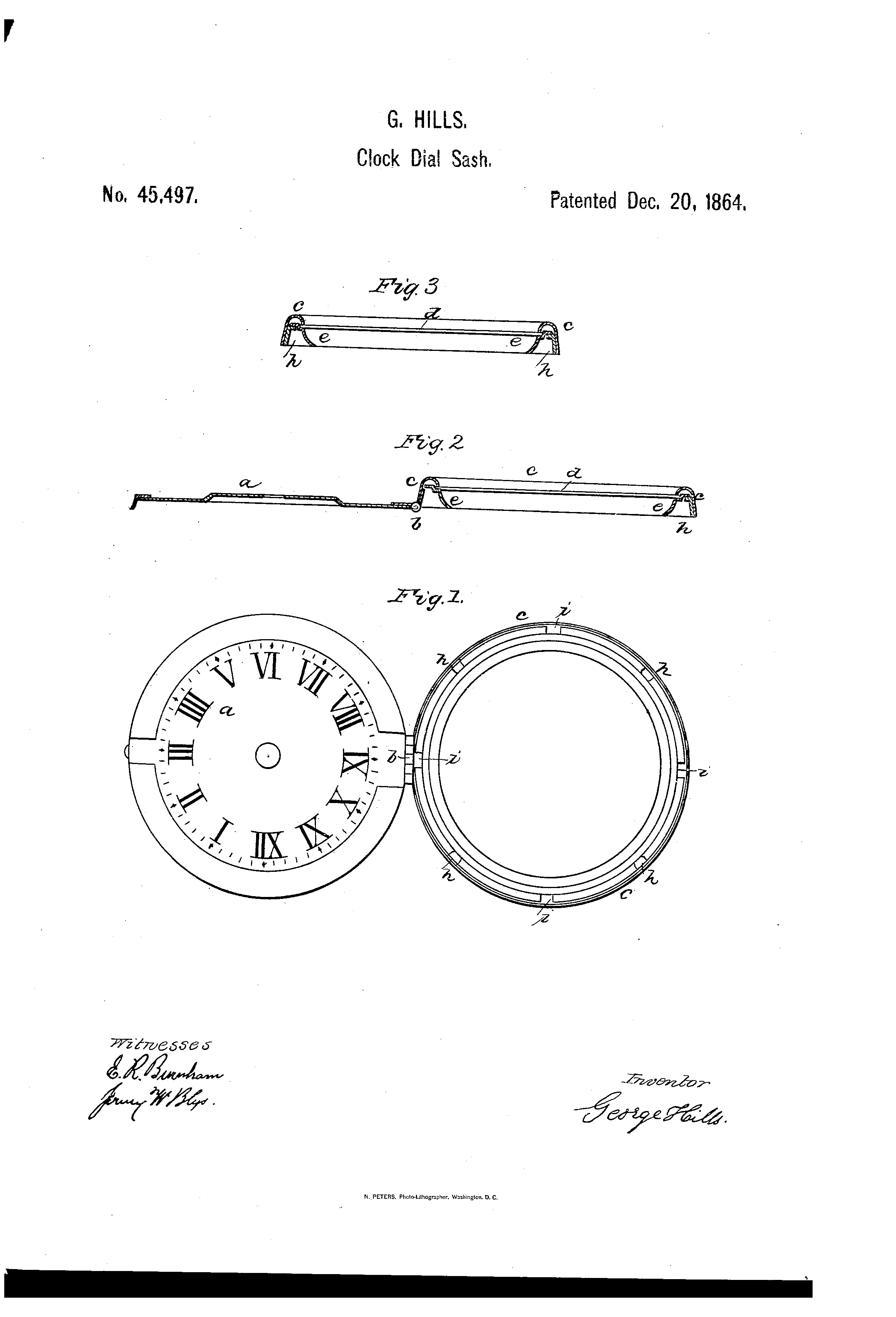 Clock Dial Sash