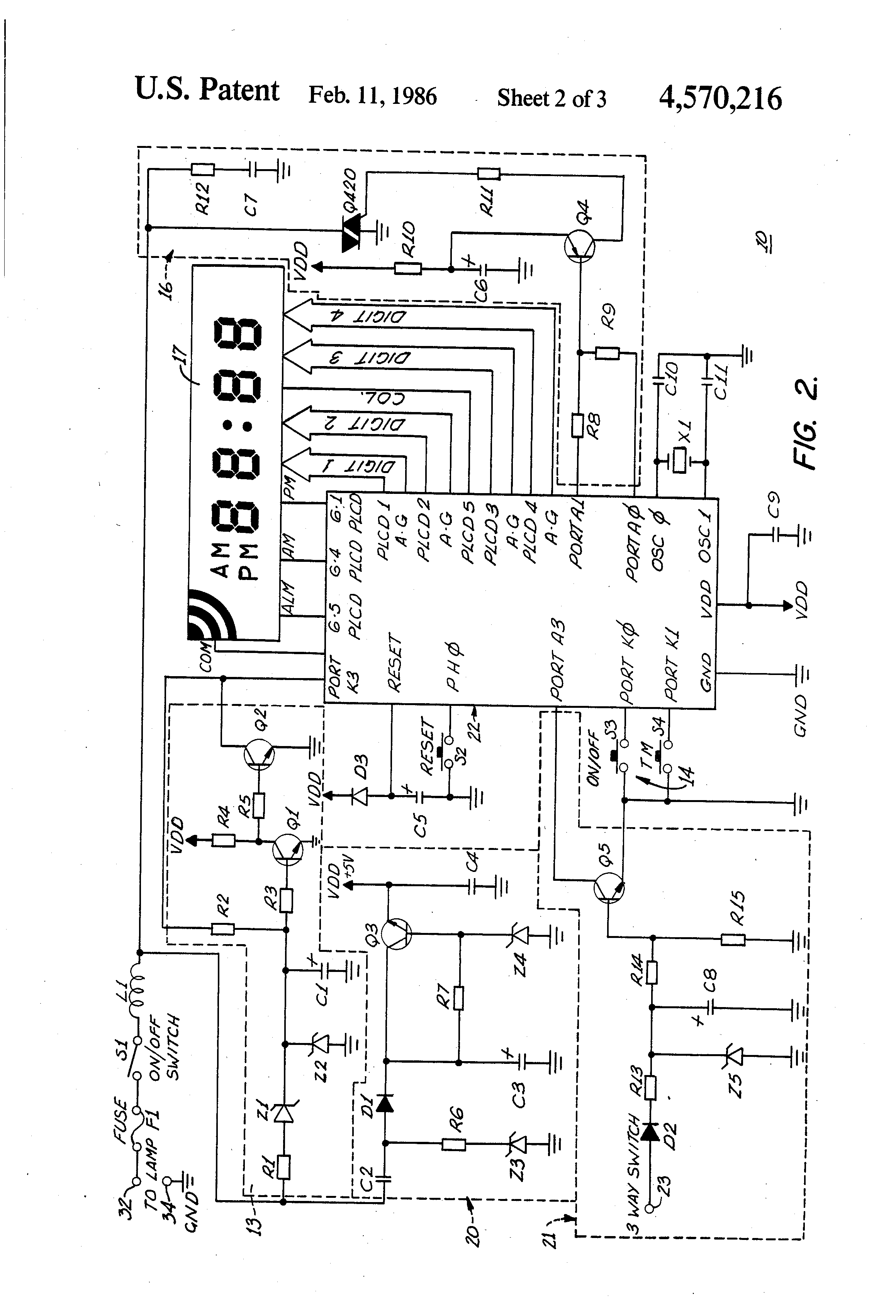 Patent US4570216 - Programmable switch - Google Patents