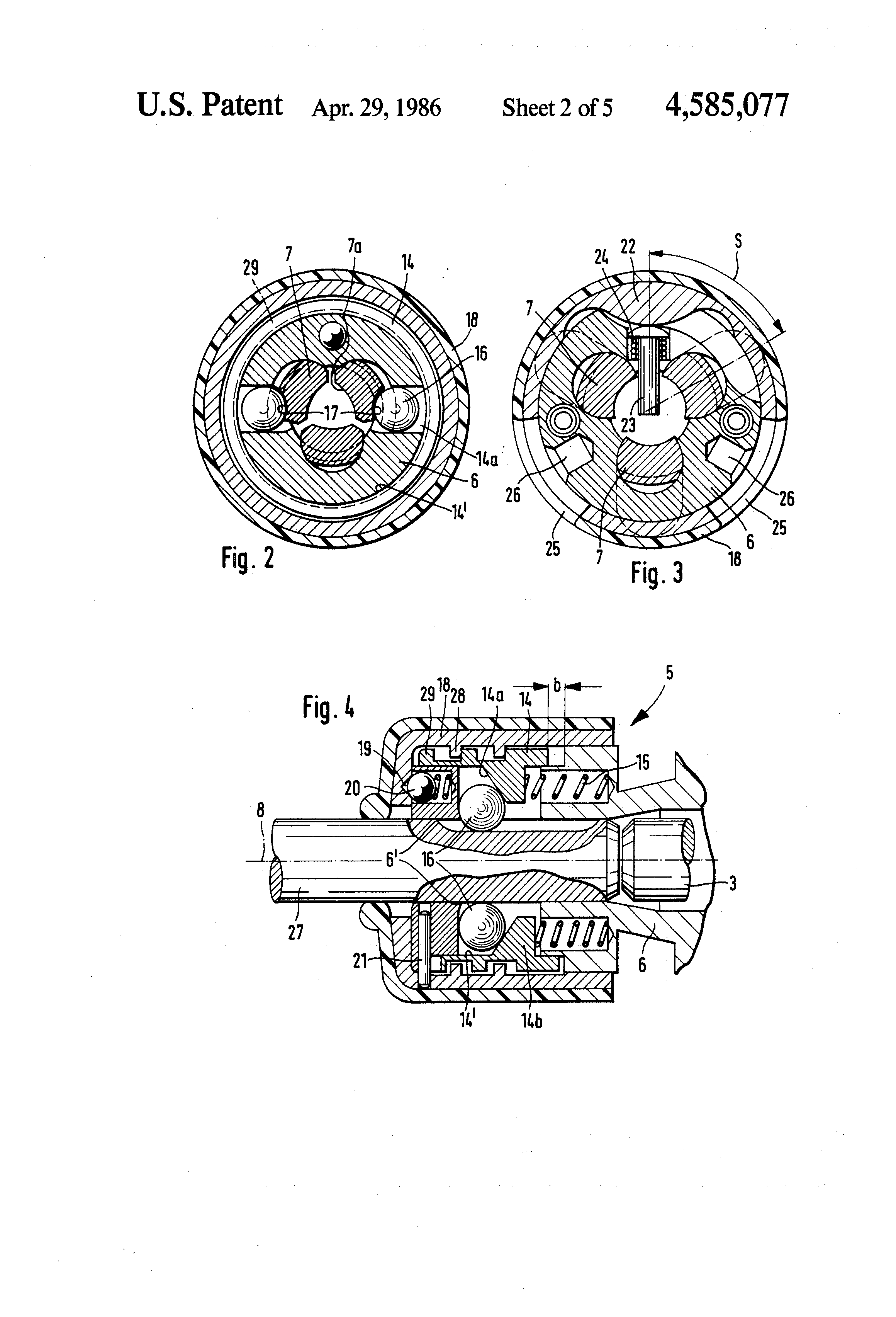Patent US4585077 Drilling Mechanism Optionally Usable As A Rotary Patent US4585077 Drilling Mechanism Optionally Usable As A Rotary
