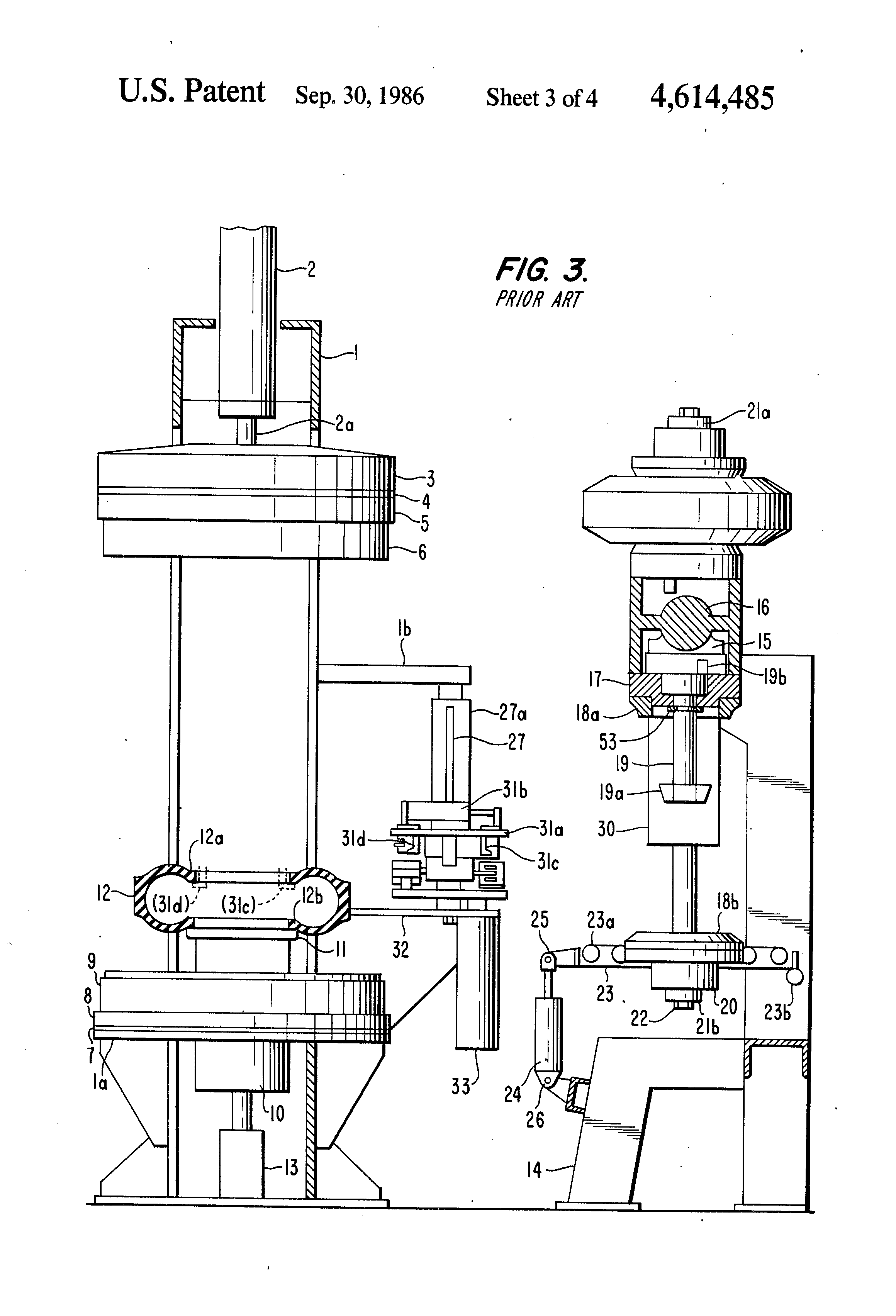 unloader for a tire curing machine