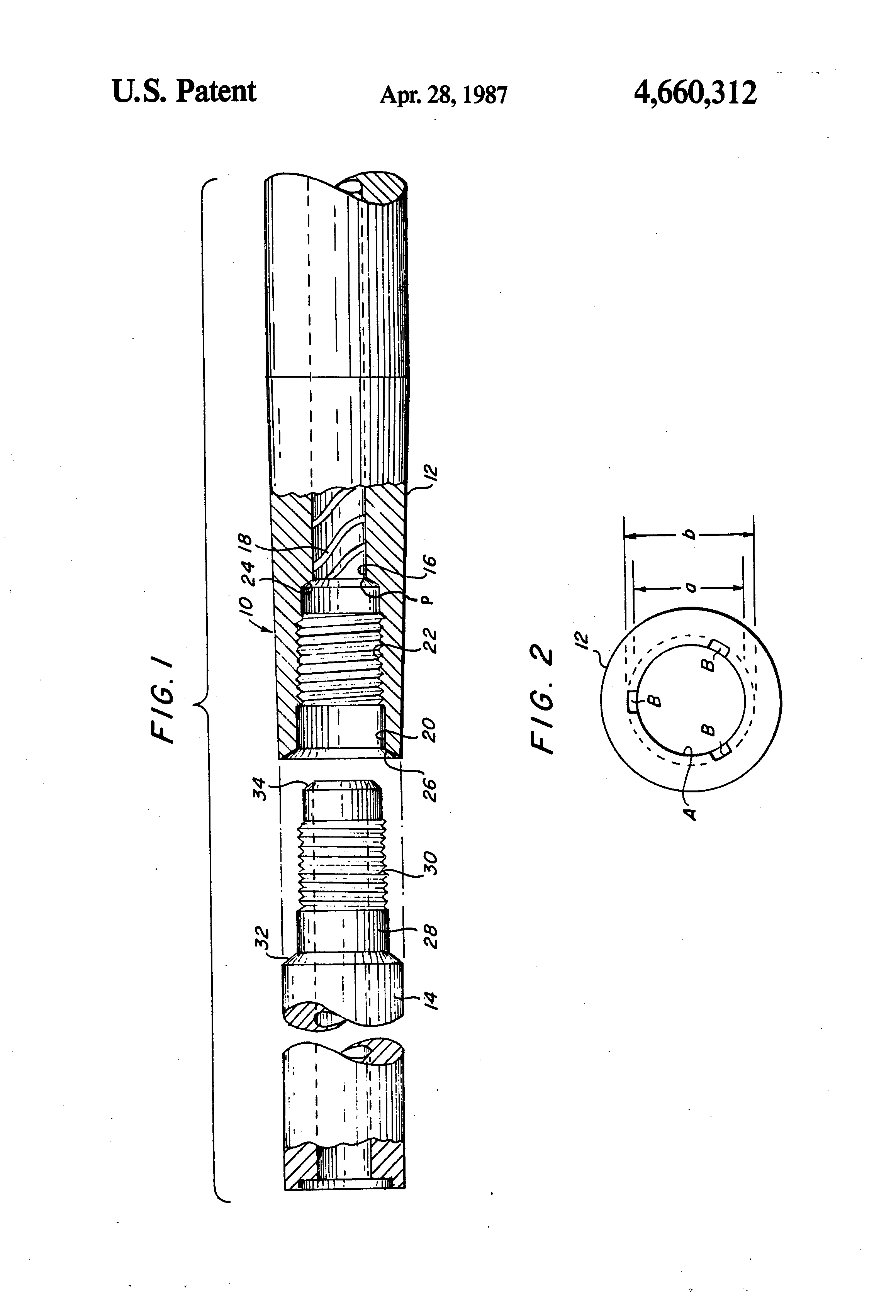 Patent US4660312 - Rifled gun barrel having smooth bore section ...