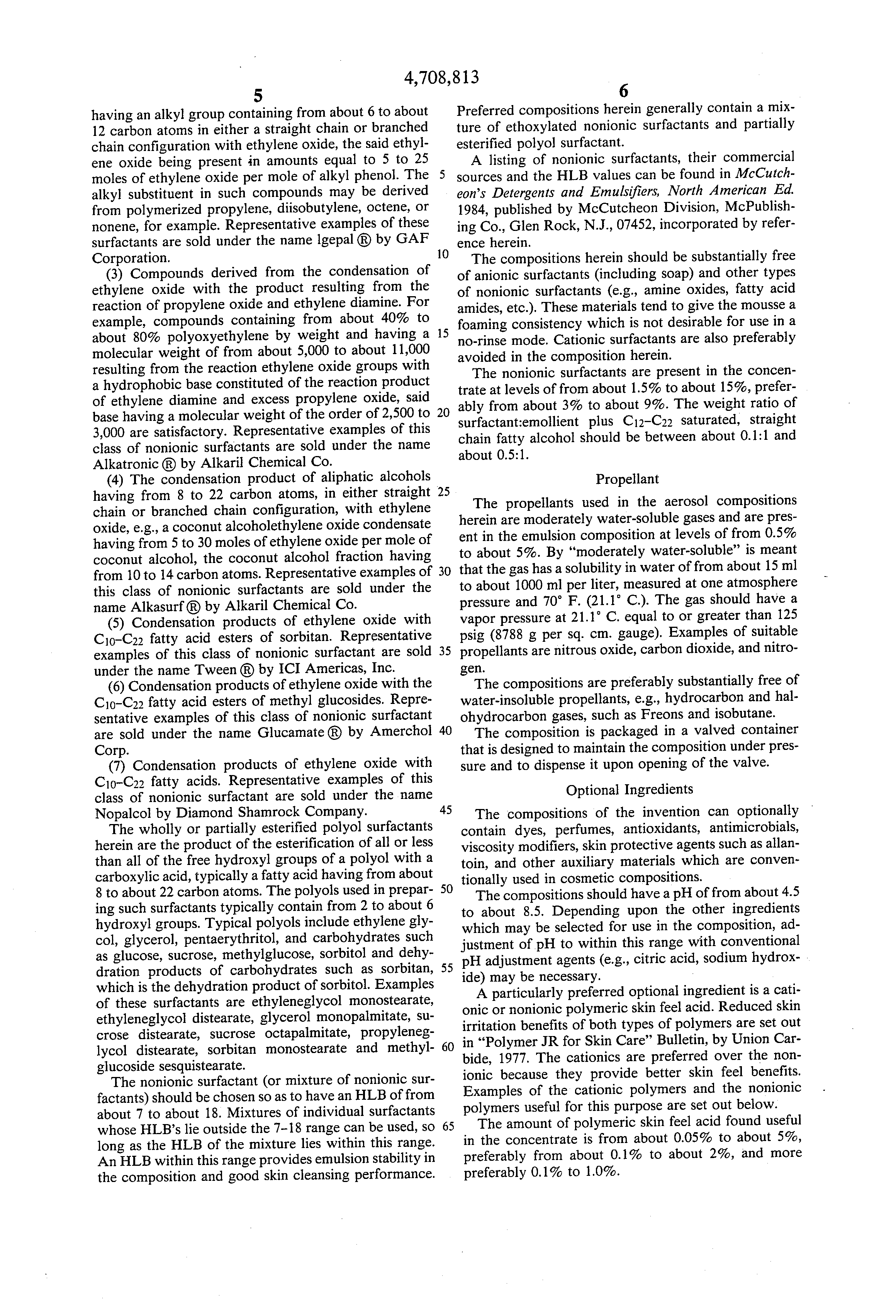 nonlathering cleansing mousse with skin conditioning benefits