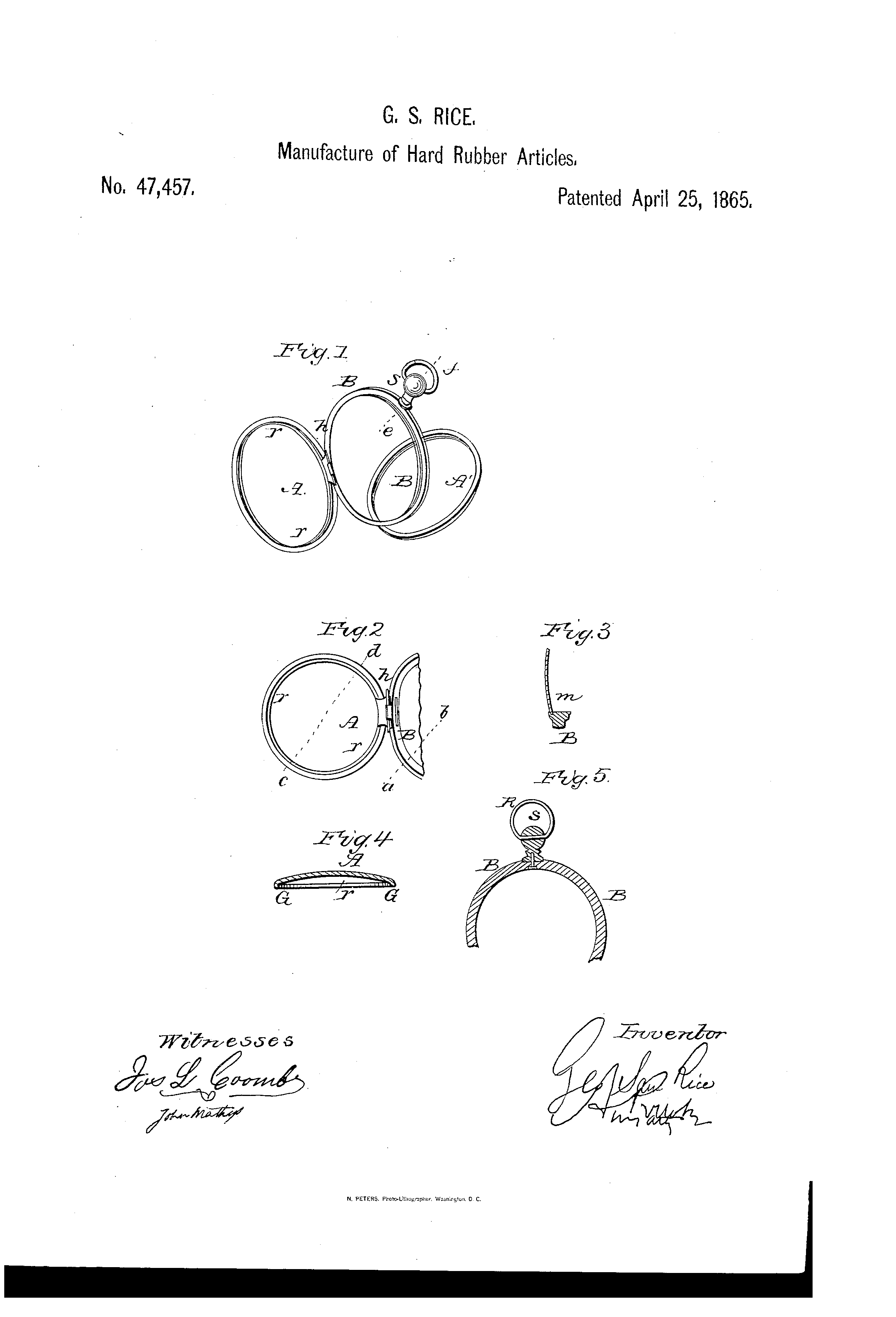 Mfg Of Hard Rubber Article