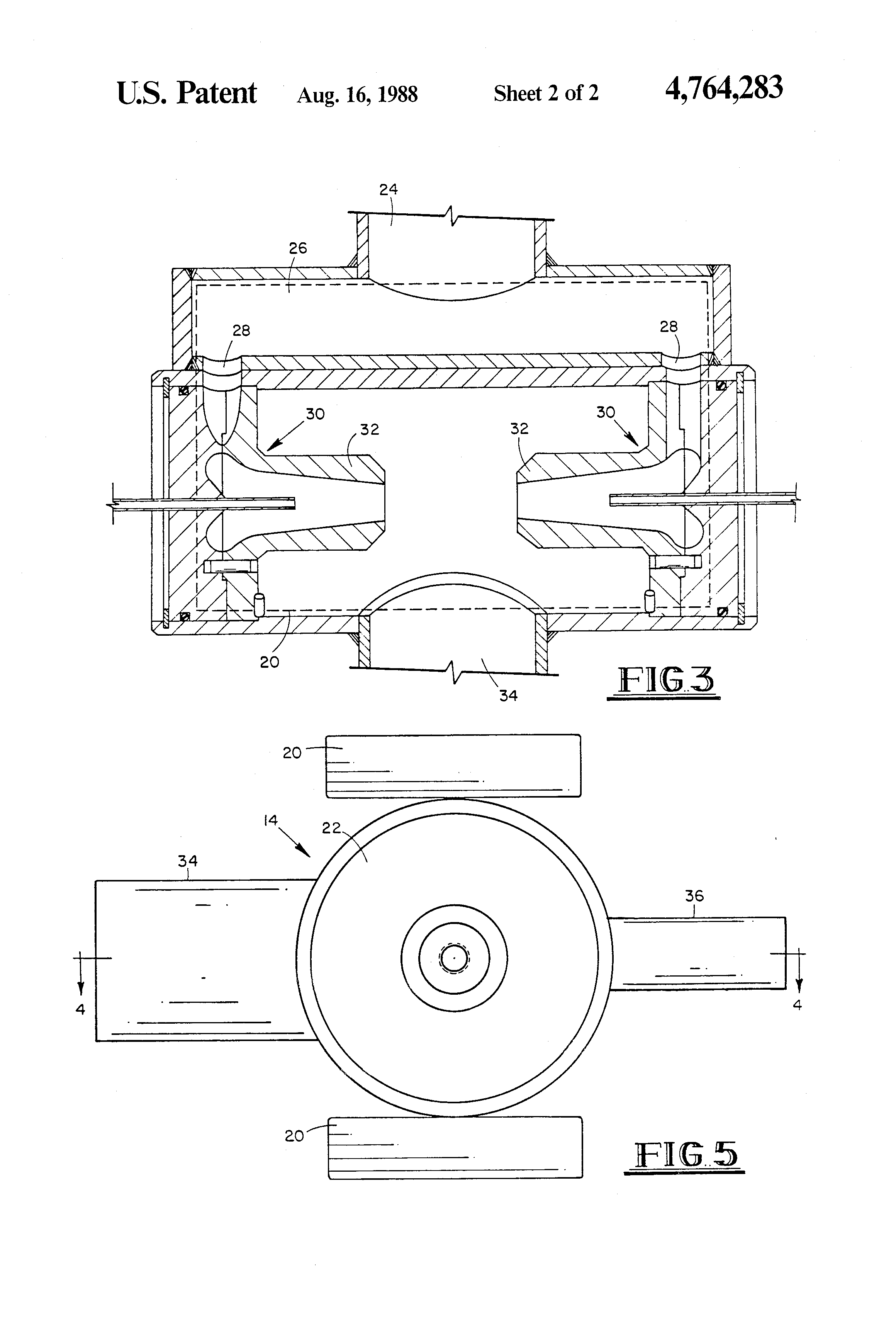 Patent US4764283 Method And Apparatus For Treating Cooling Tower
