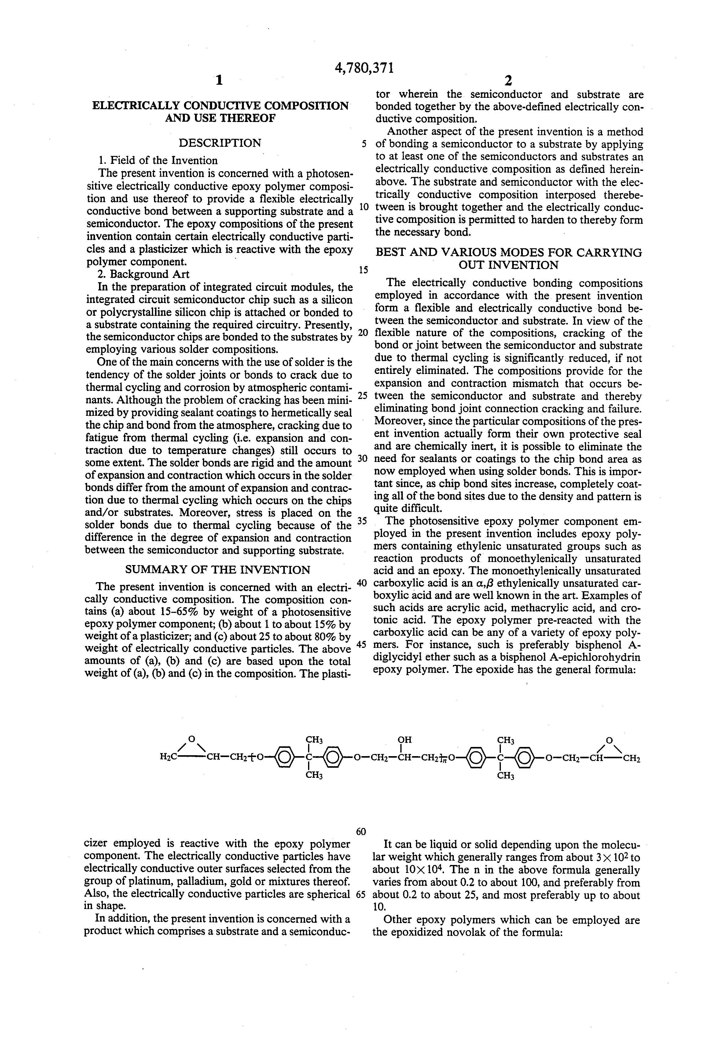 electrically conductive composition and use thereof