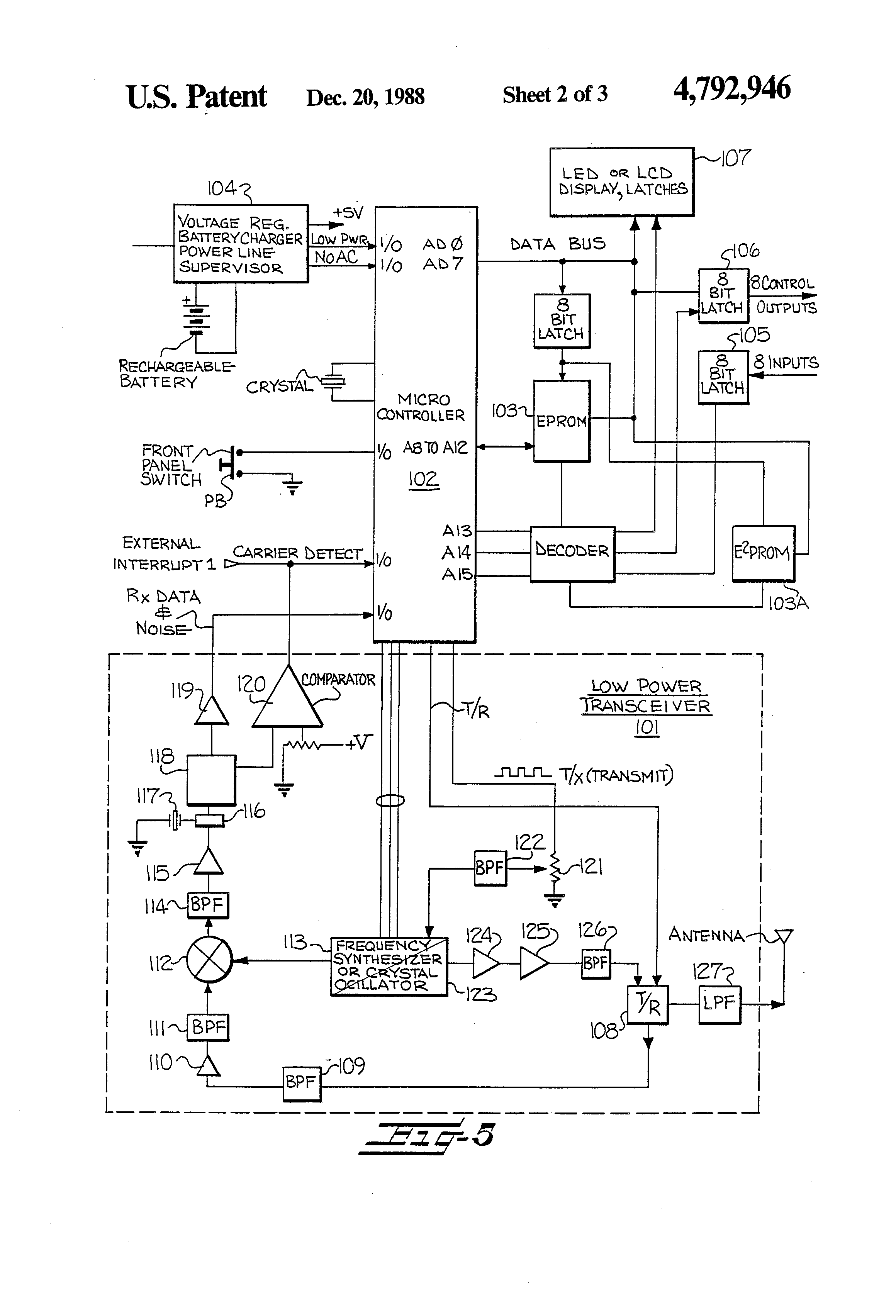 Patent US4792946 - Wireless local area network for use in neighborhoods