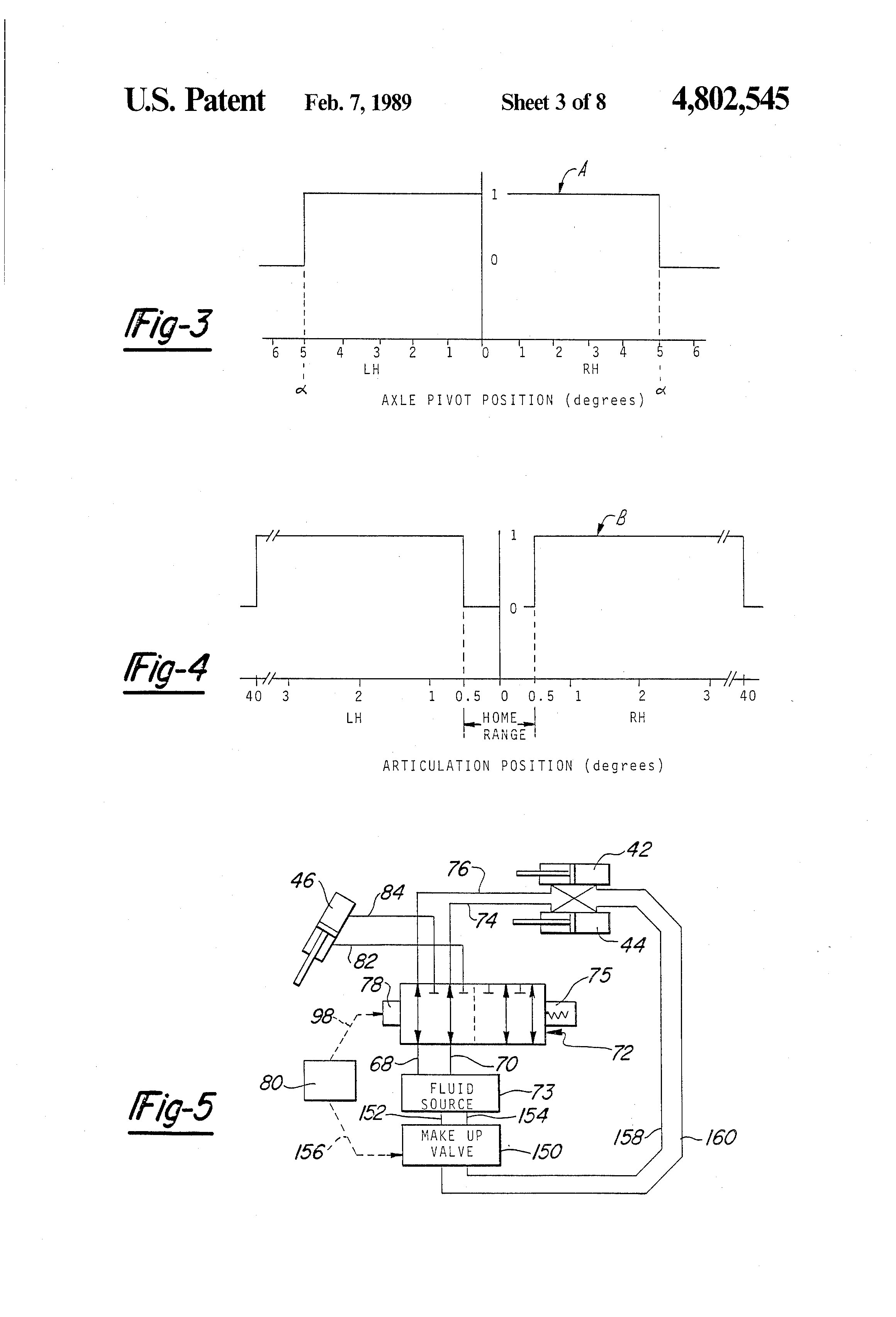 Patent US4802545 - Steering control system for articulated vehicle
