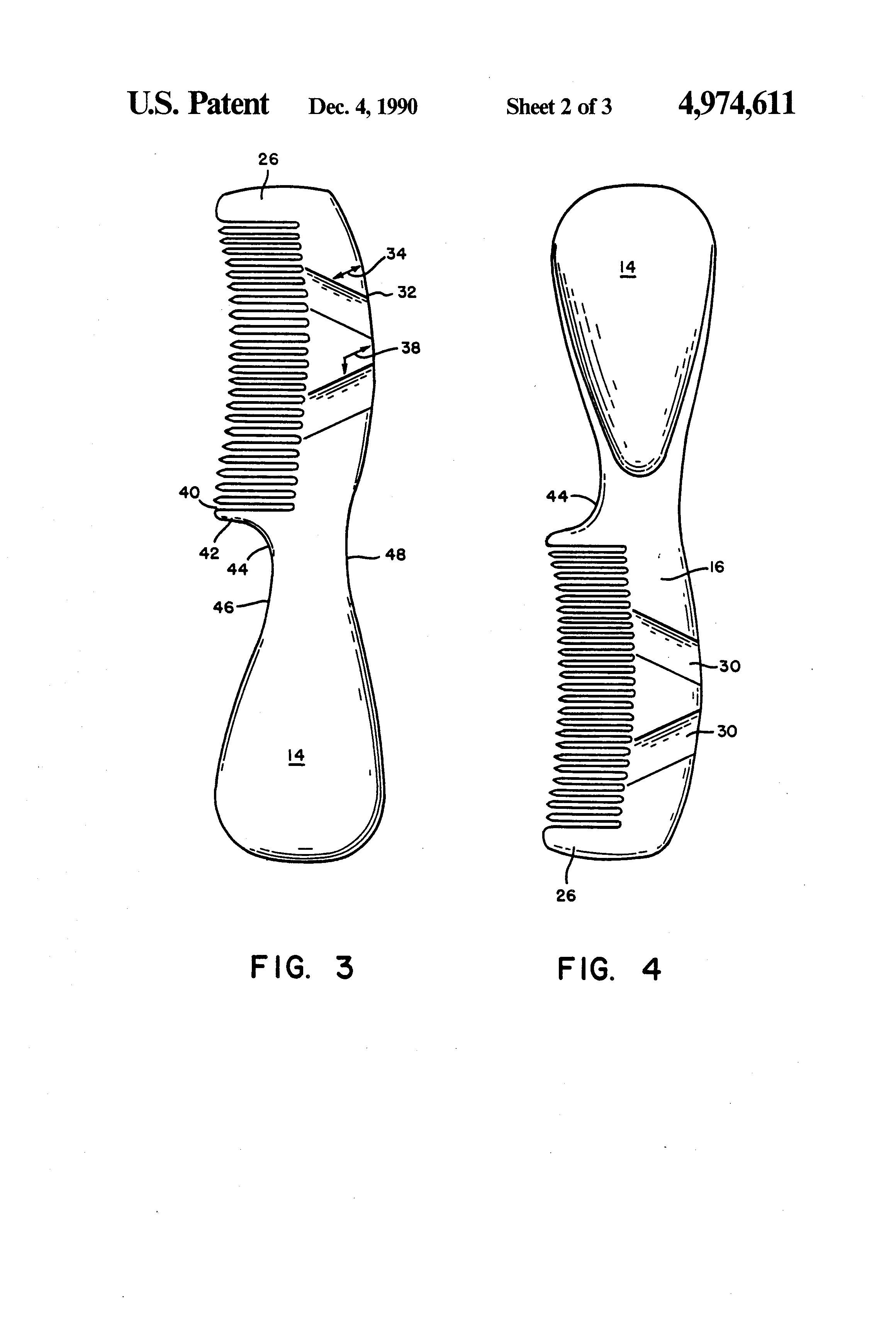 shoe horn and comb combination