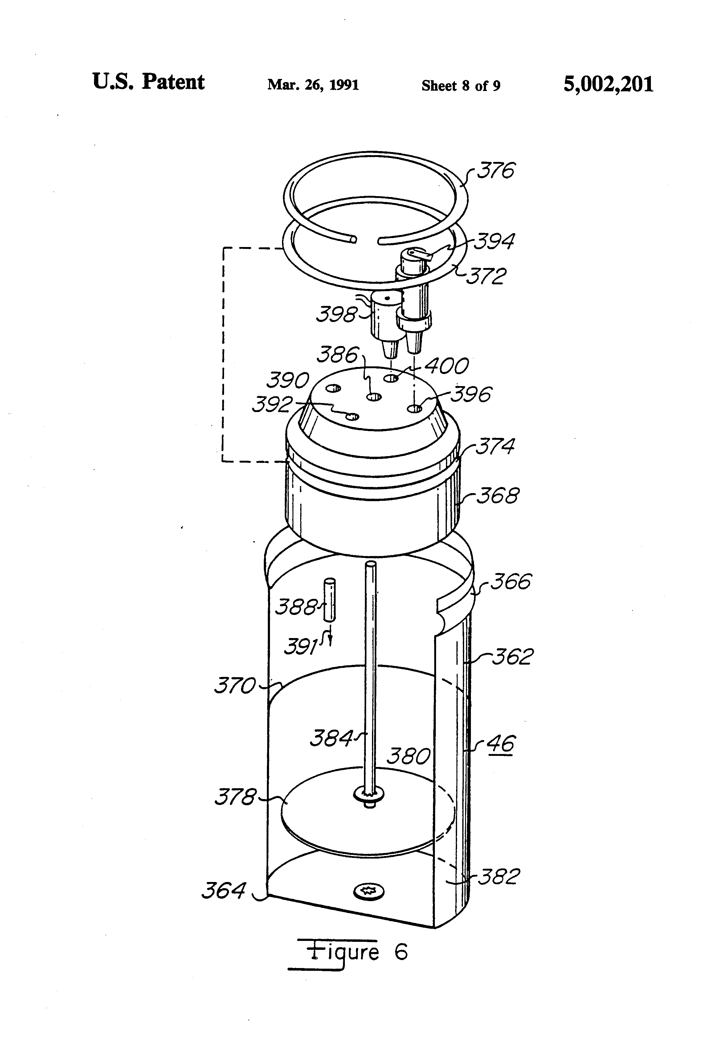 Patent US5002201 Bottled water cooler apparatus and method Google