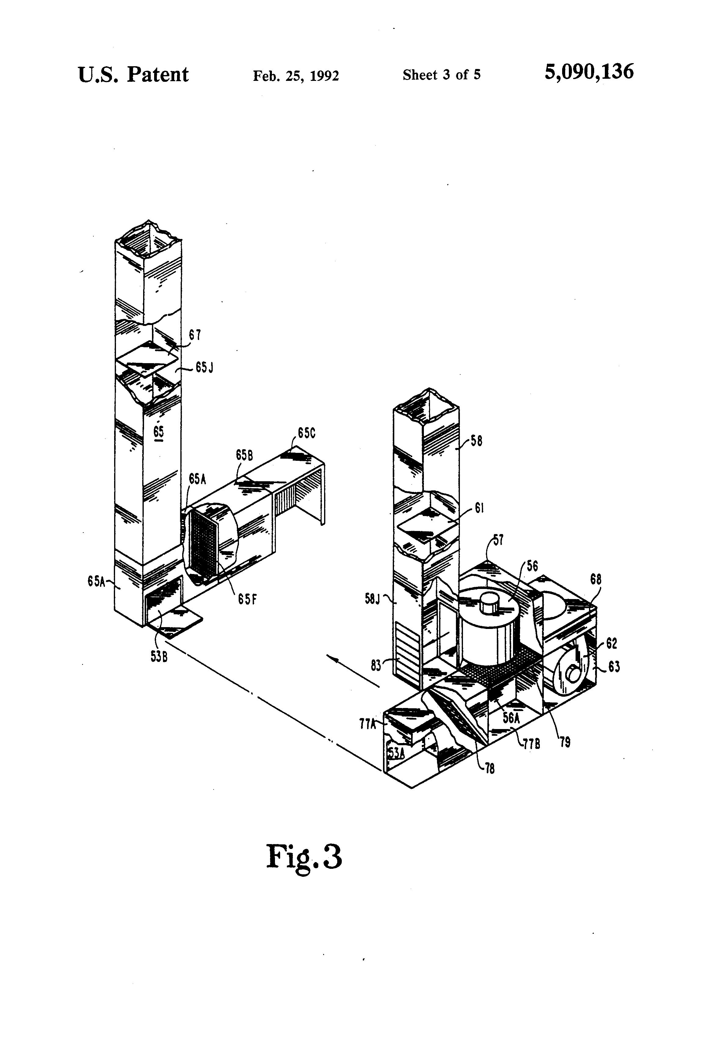 paint booth thermal reclamation system for space heating