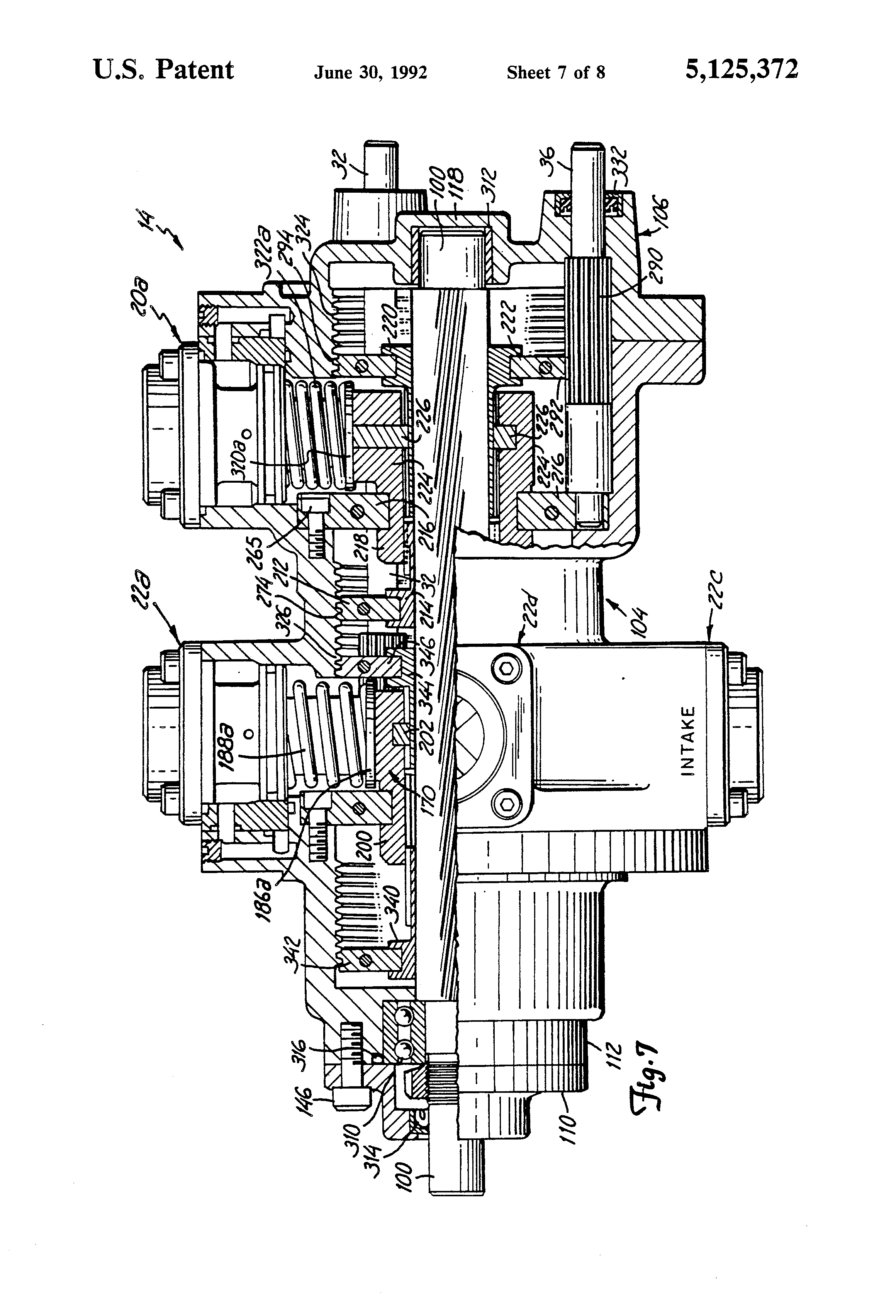 hydraulically operated engine valve system