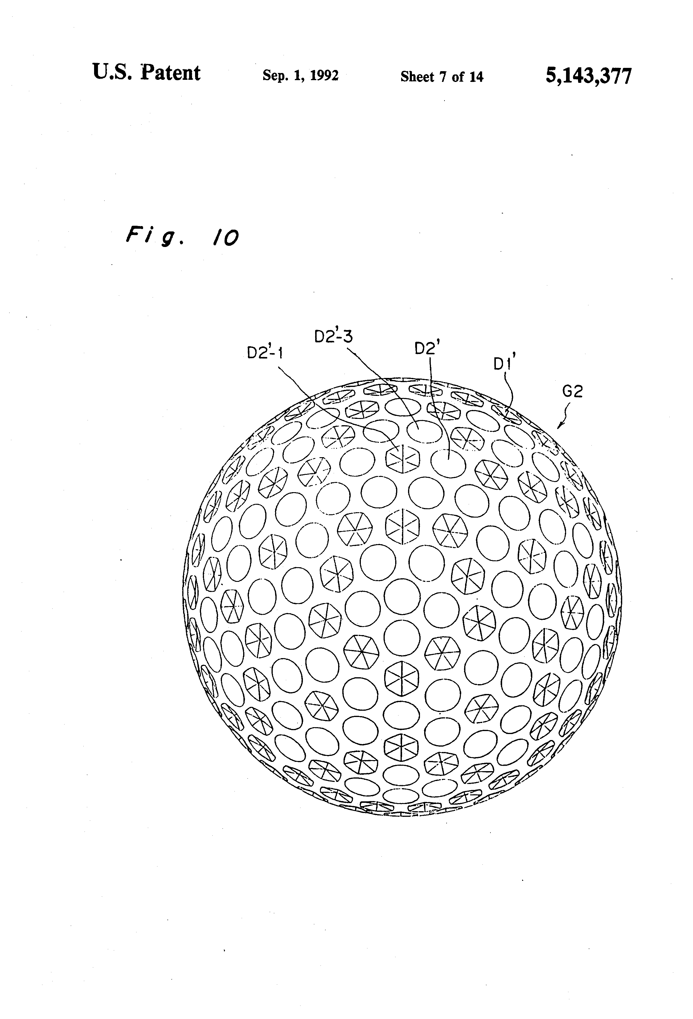 Patent US5143377 Golf ball Google Patents