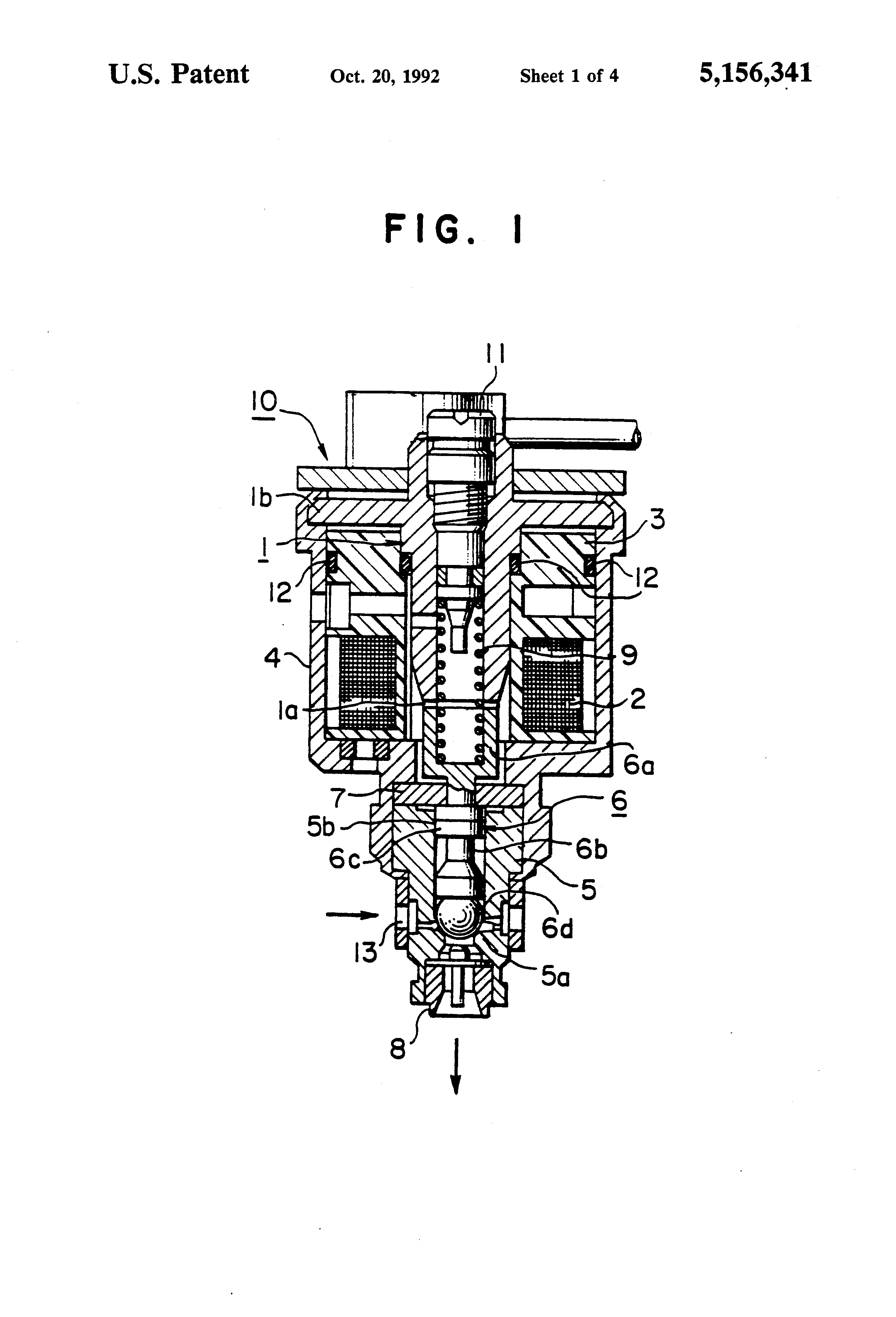 electromagnetic type fuel injection valve