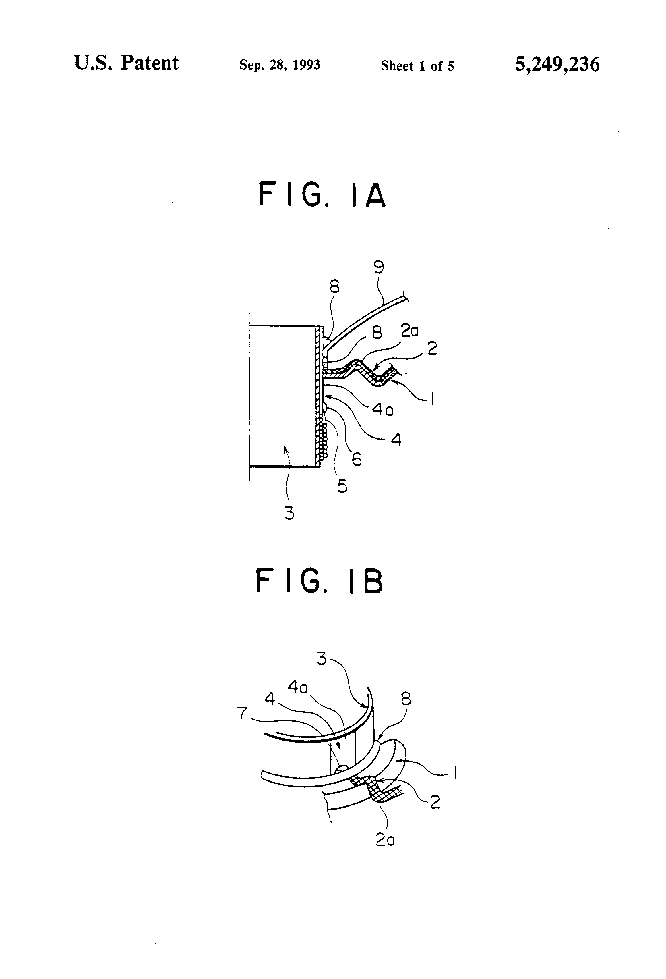 Patent Us5249236 Wiring Structure Of Loudspeaker Google