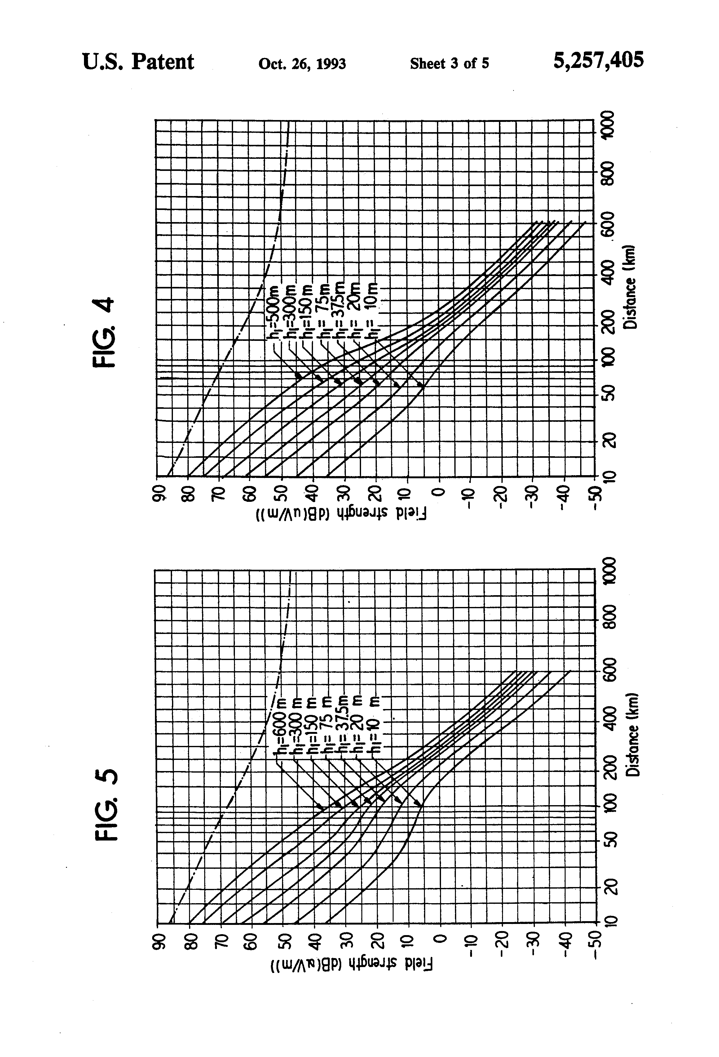 Patent US5257405 - Method and system for setting up LOS-radio
