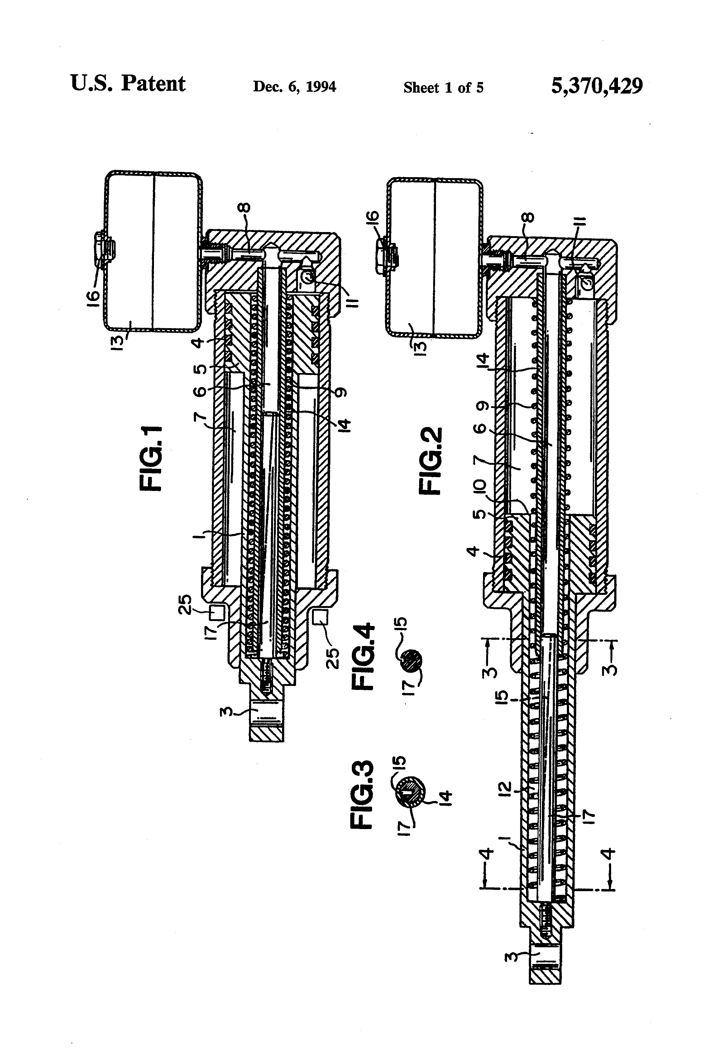Patent US5370429 - Bumper system having an extendable bumper for