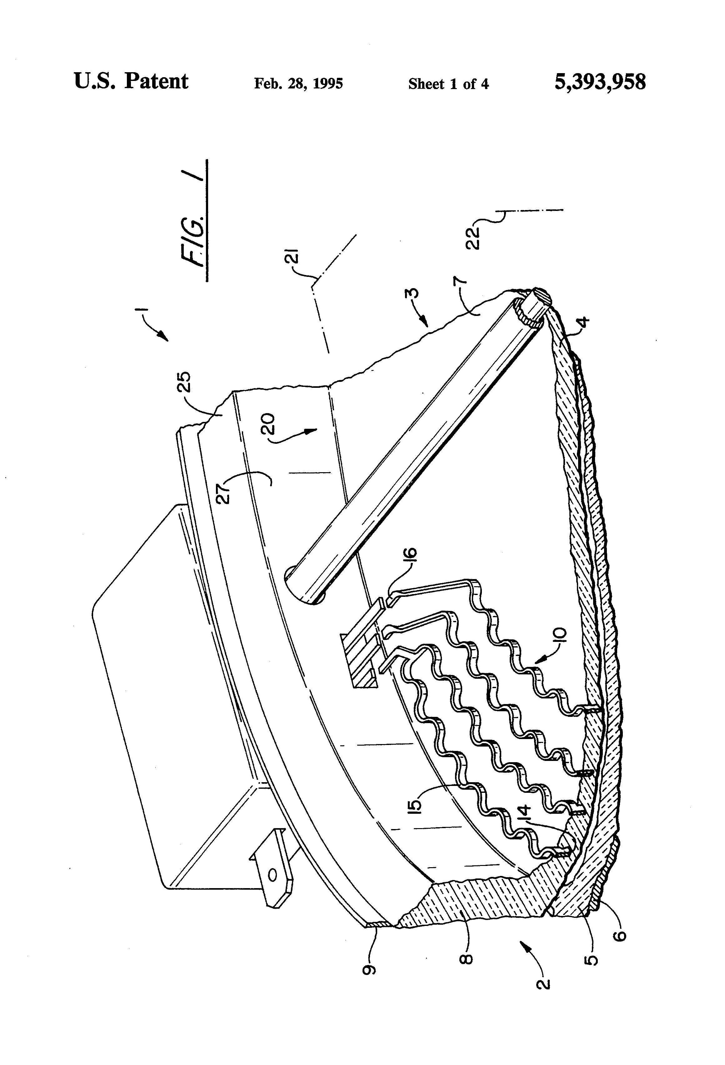 Patent US5393958 Heater with a pretensioned heating element Google