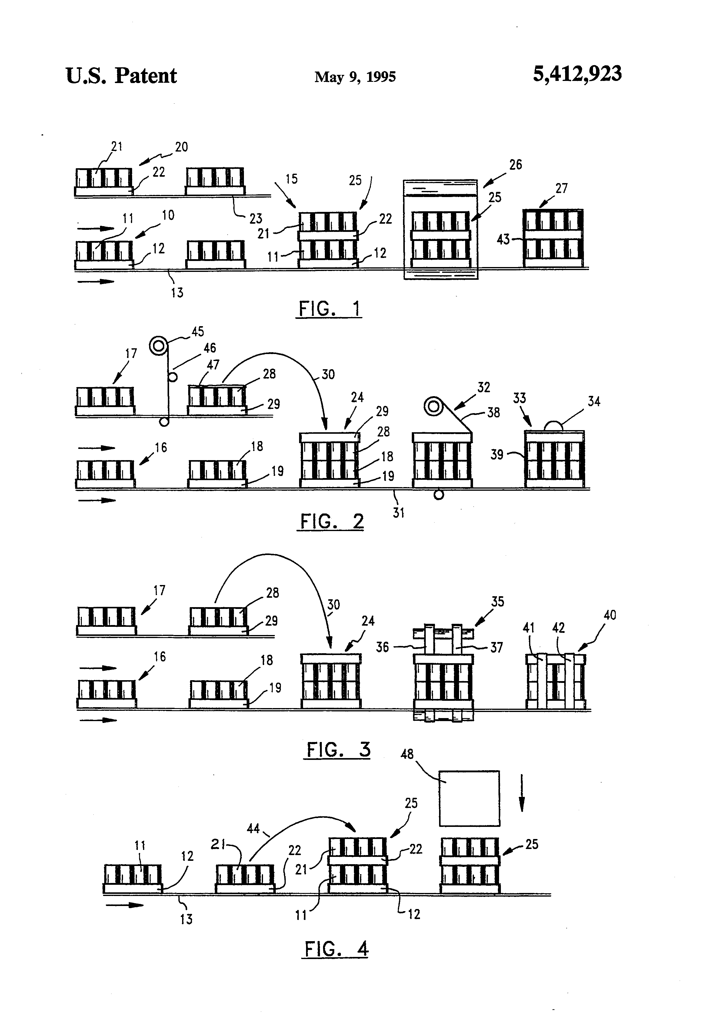 tray packaging of stacked articles