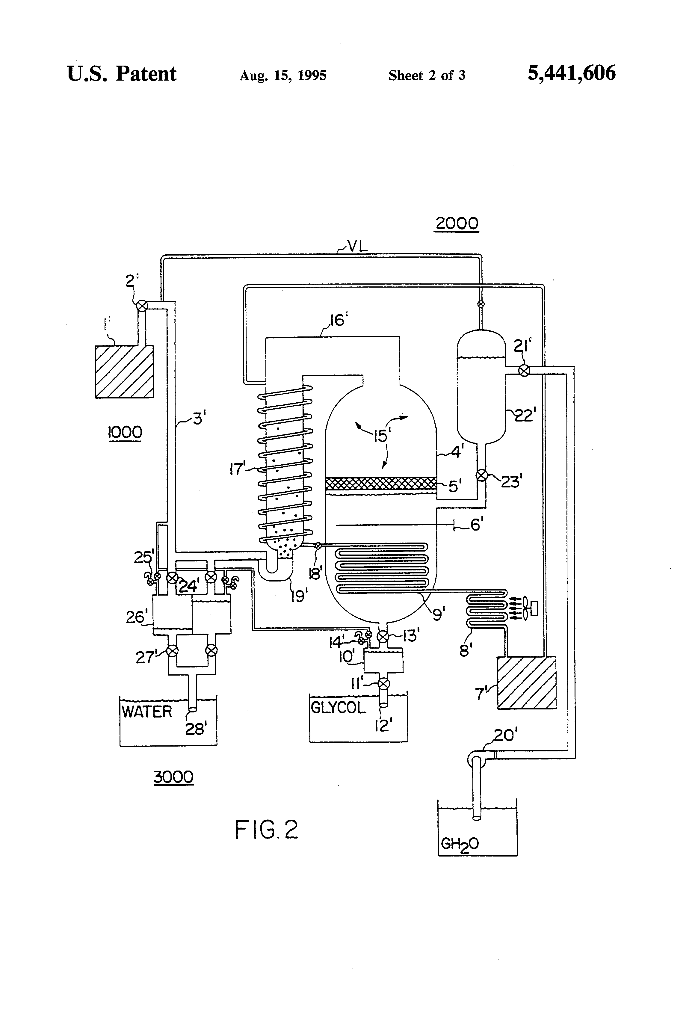 Patent US5441606 Liquid purifying and vacuum distillation process