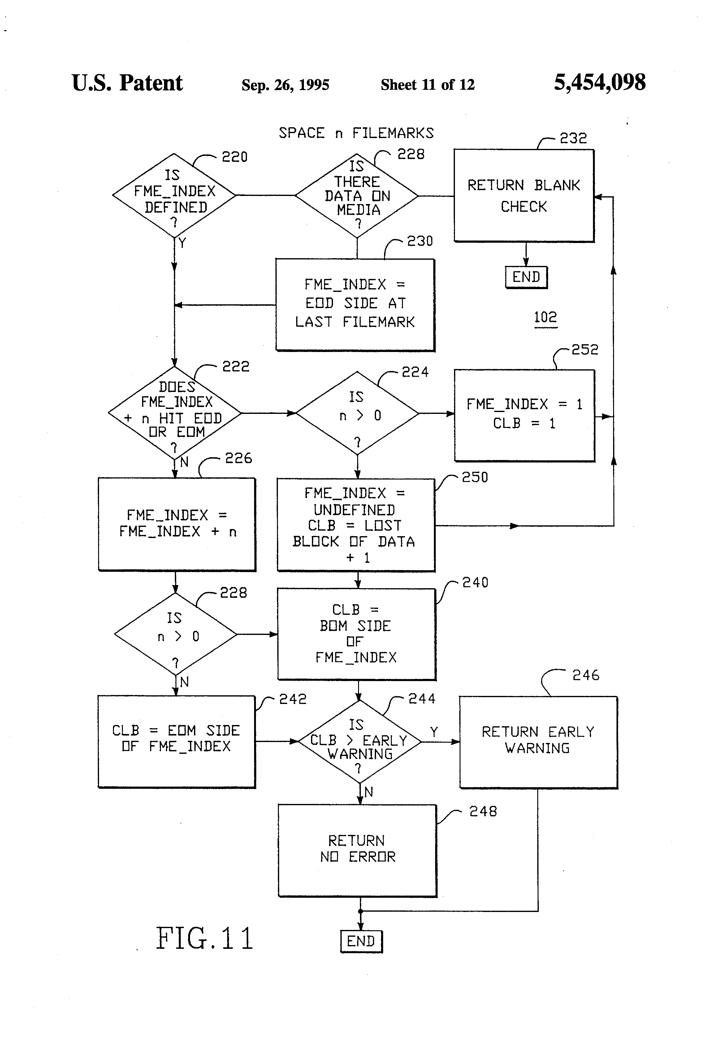 Patent US5454098 Method Of Emulating Access To A Sequential Access