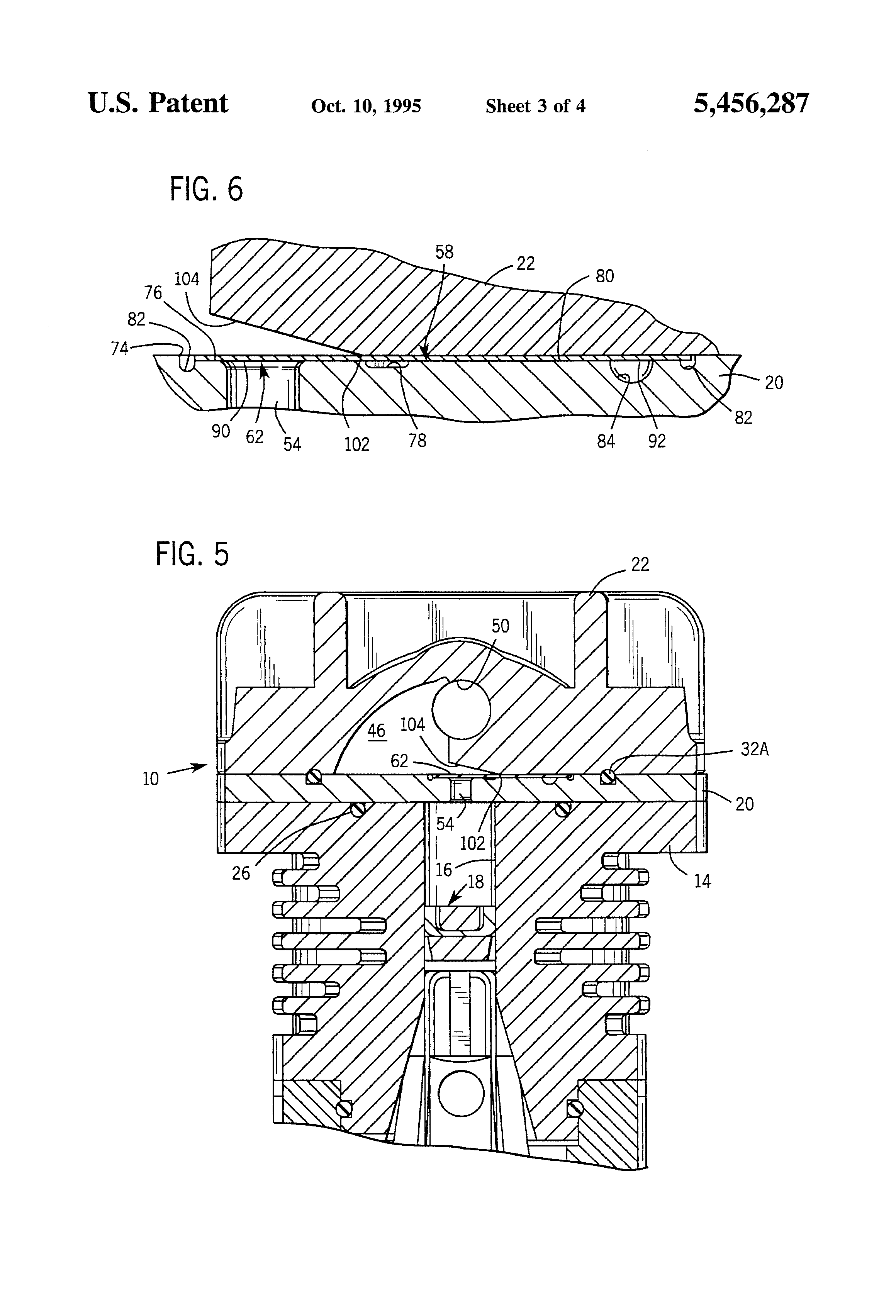 Patent US5456287 Compressor/vacuum pump reed valve Google Patents