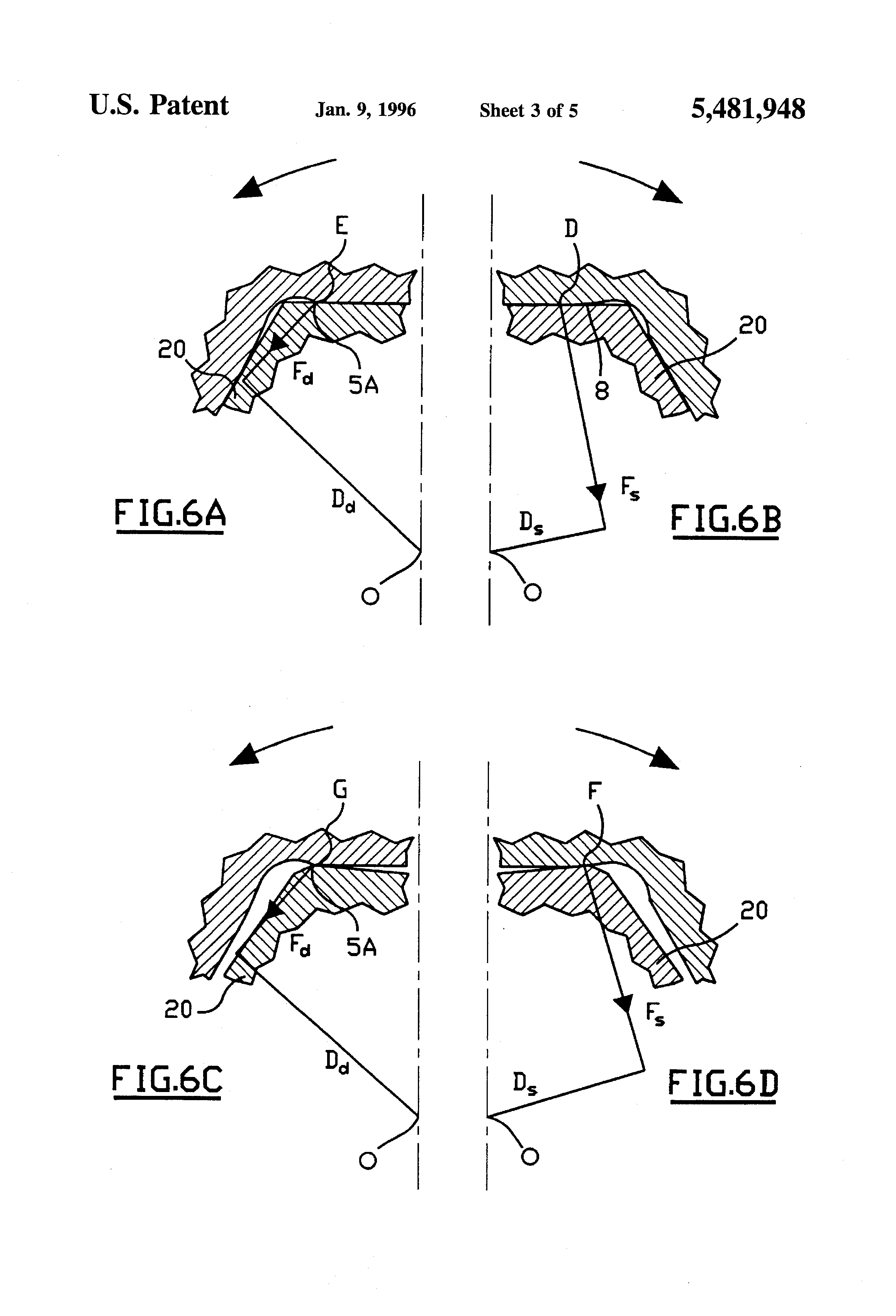 tool for tightening for slackening a threaded member
