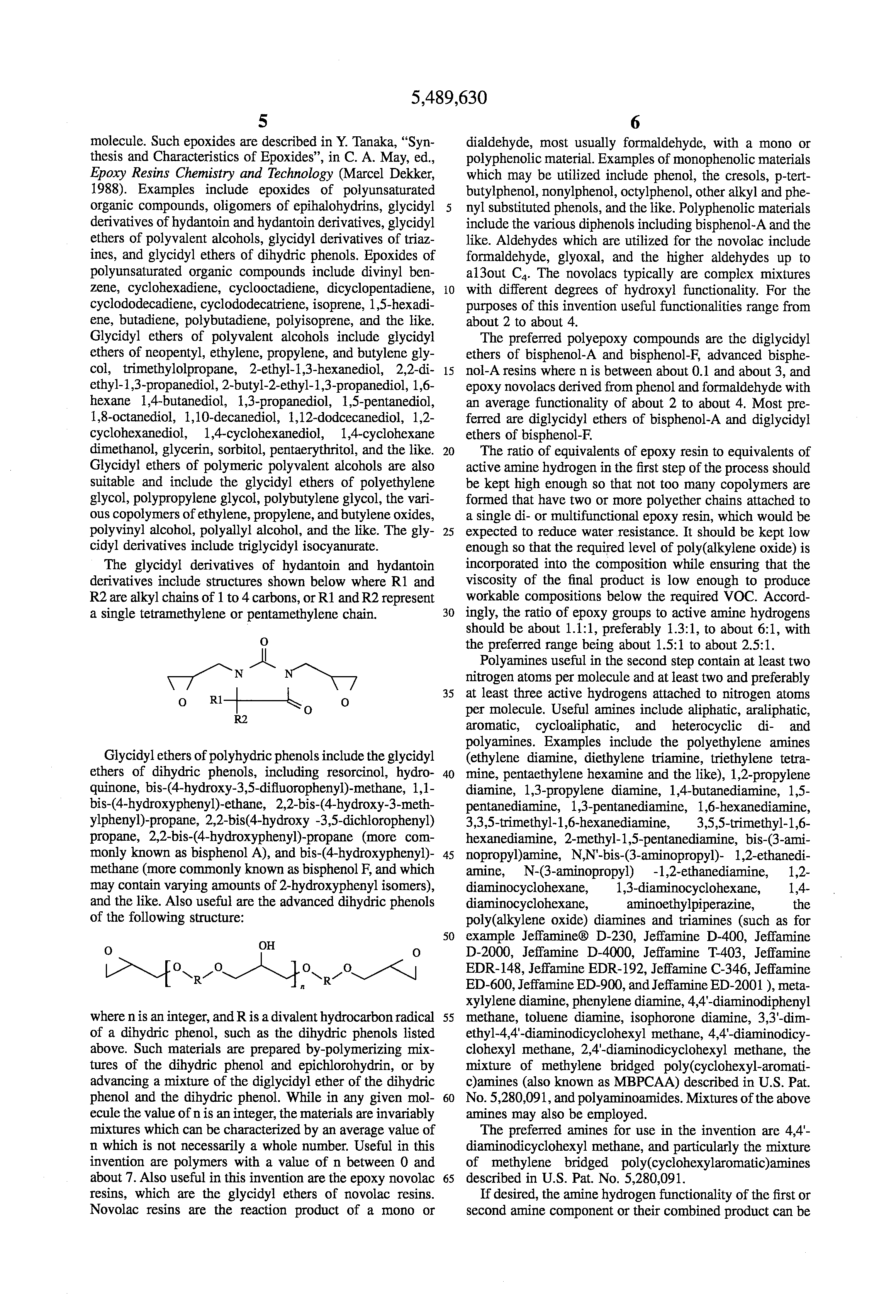 self-emulsifying epoxy curing agent