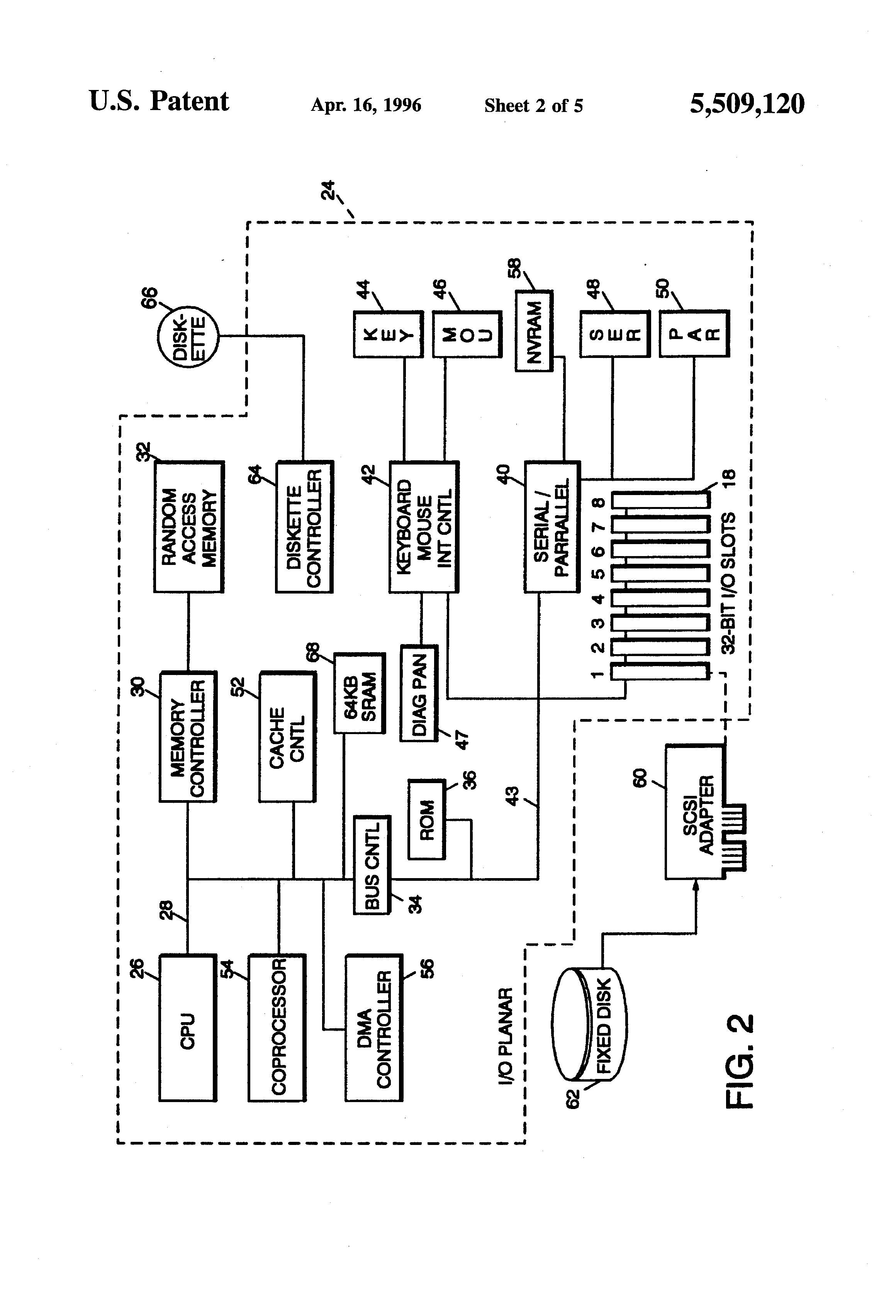 Patent US5509120 Method And System For Detecting Computer Viruses