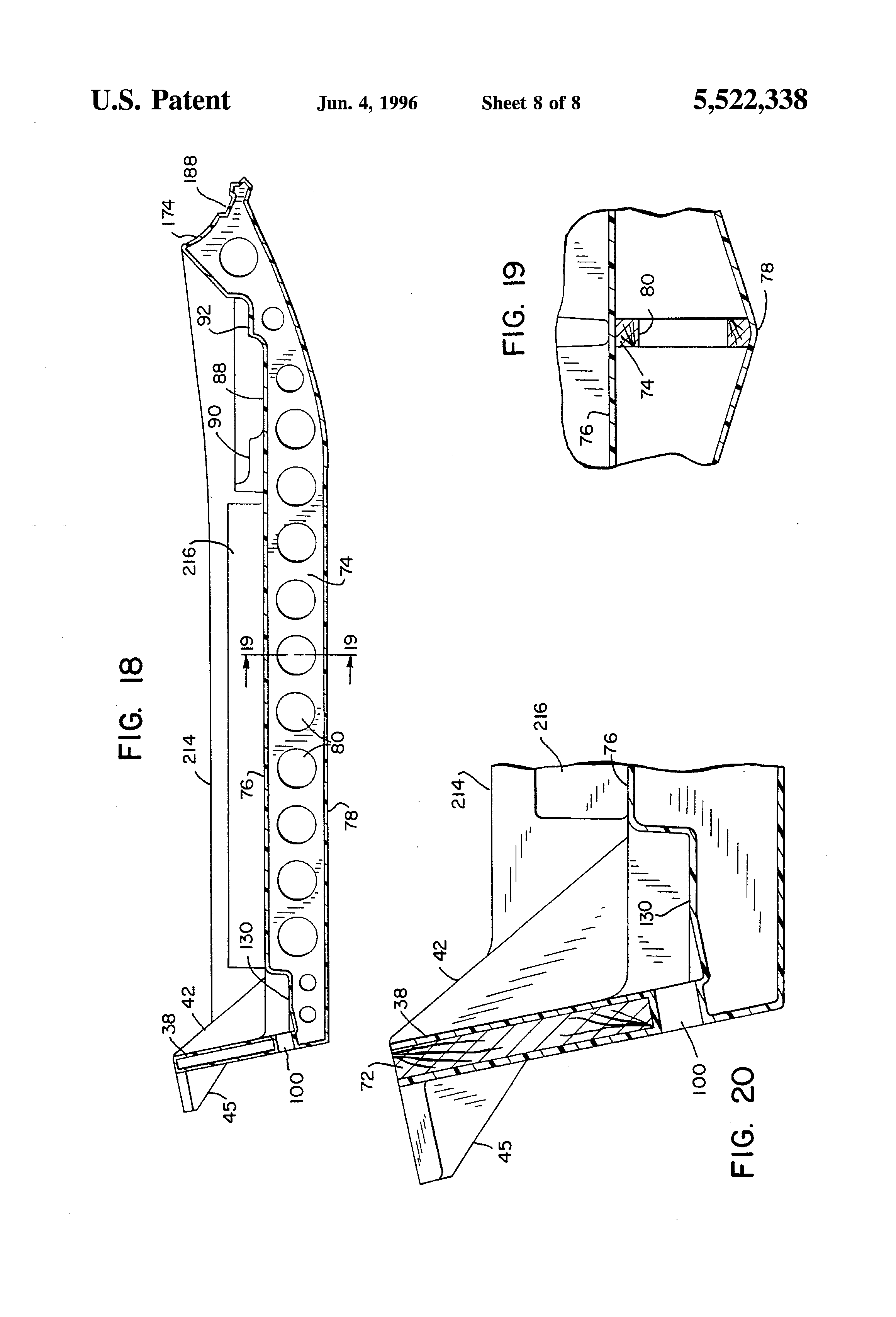 Patent US5522338 Rib, rigidhull inflatable boat Google Patents