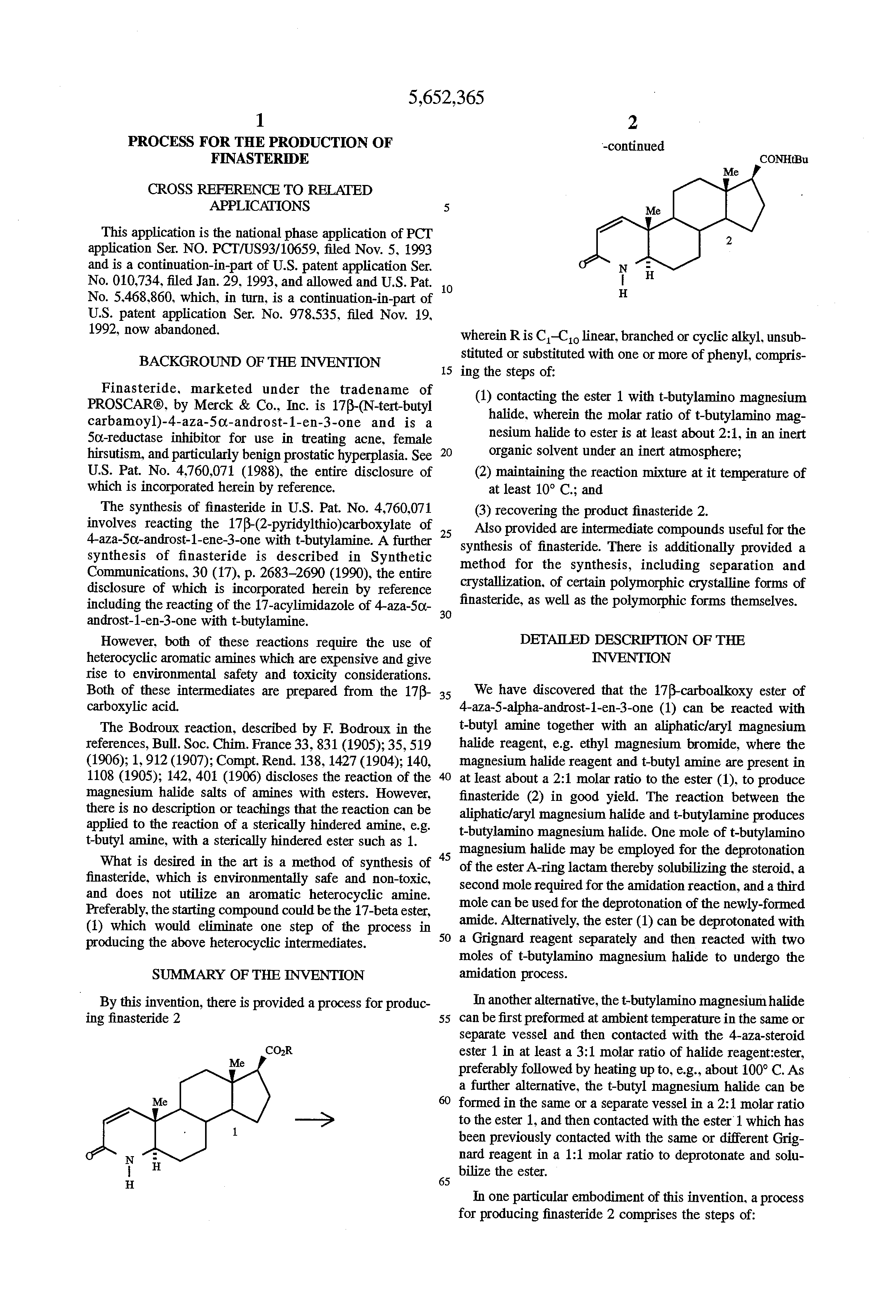 Propecia patent