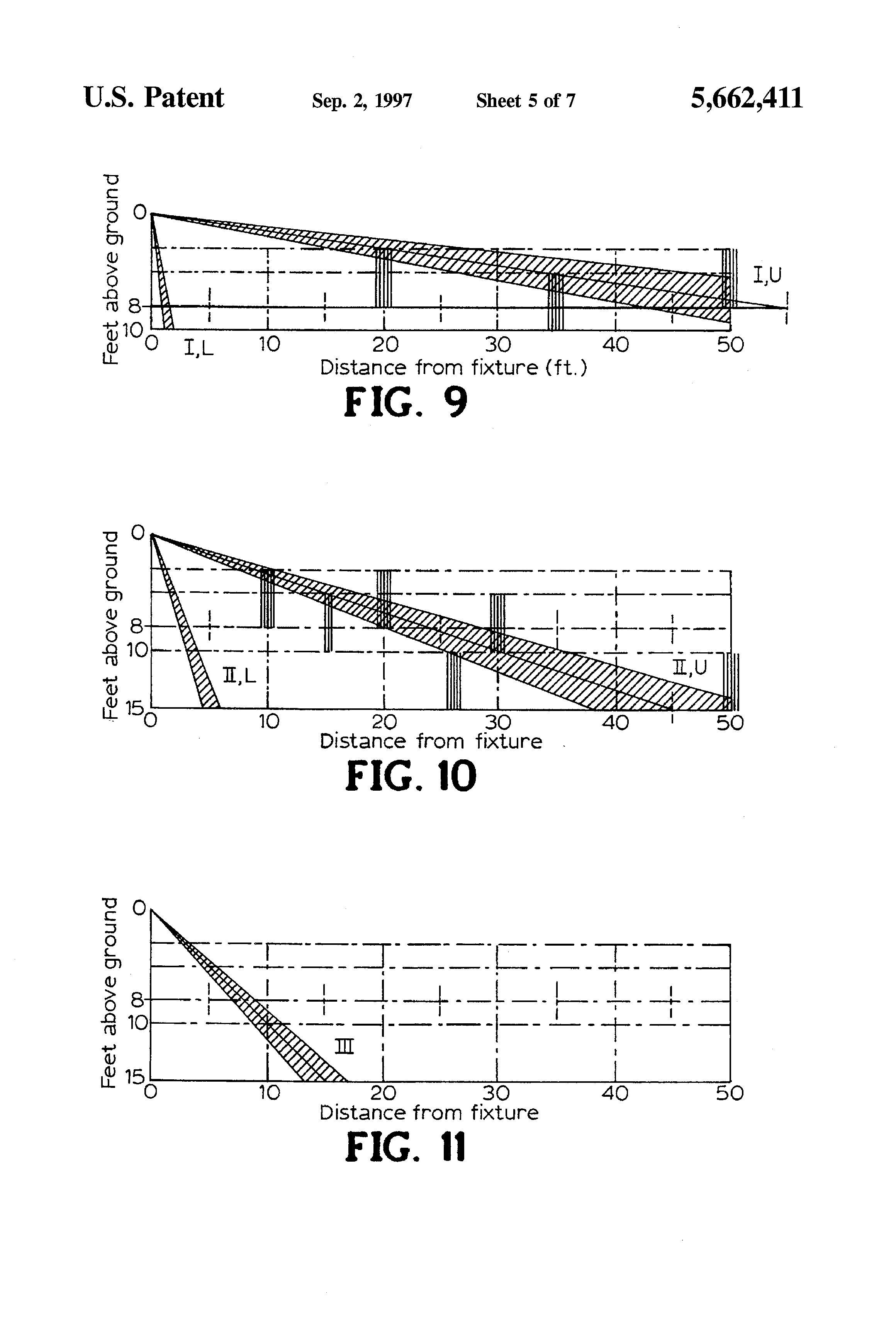 Patent Us5662411 Motion Activated Light Fixture With Fixed Sensor Patent Drawing
