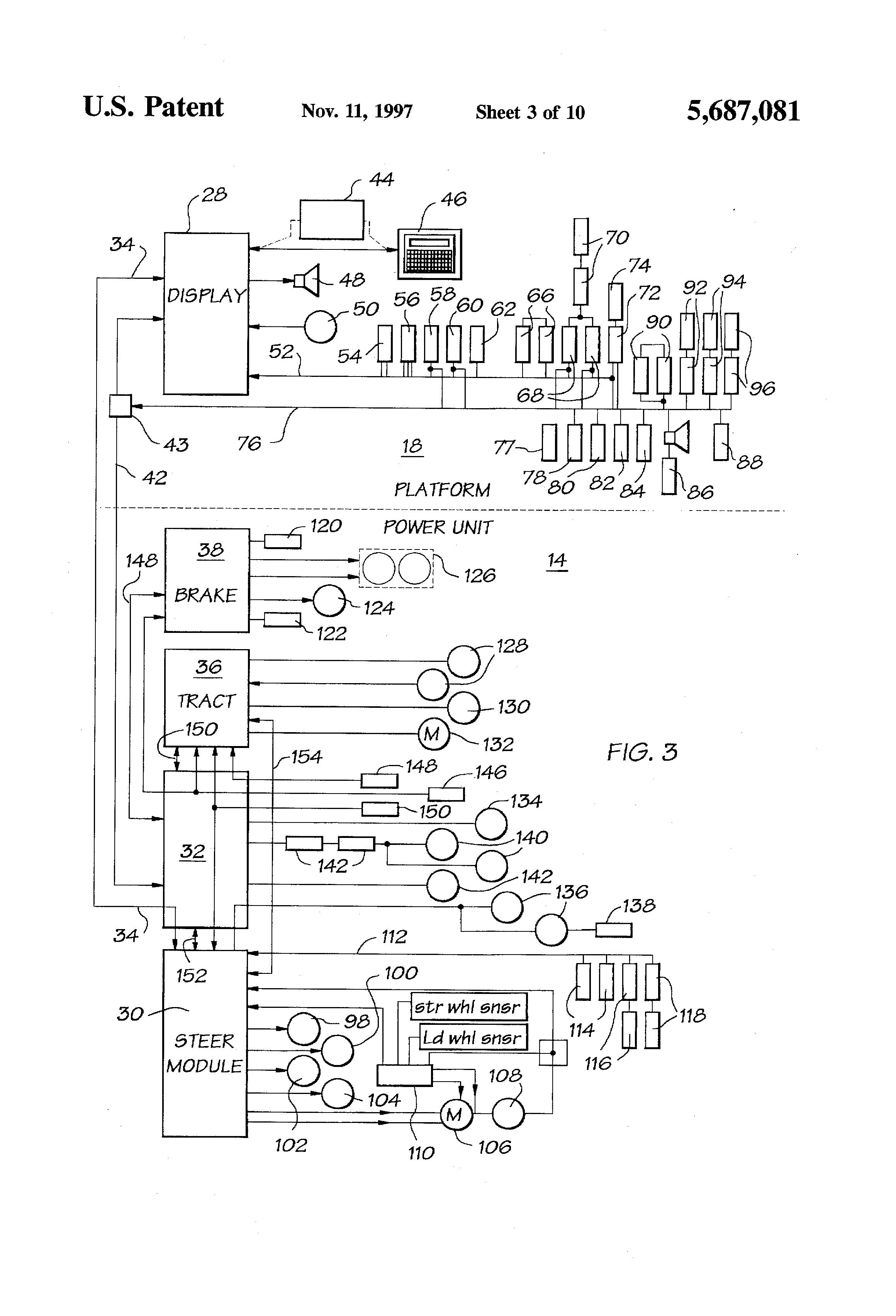 Patent US5687081 - Lift truck control system - Google Patents