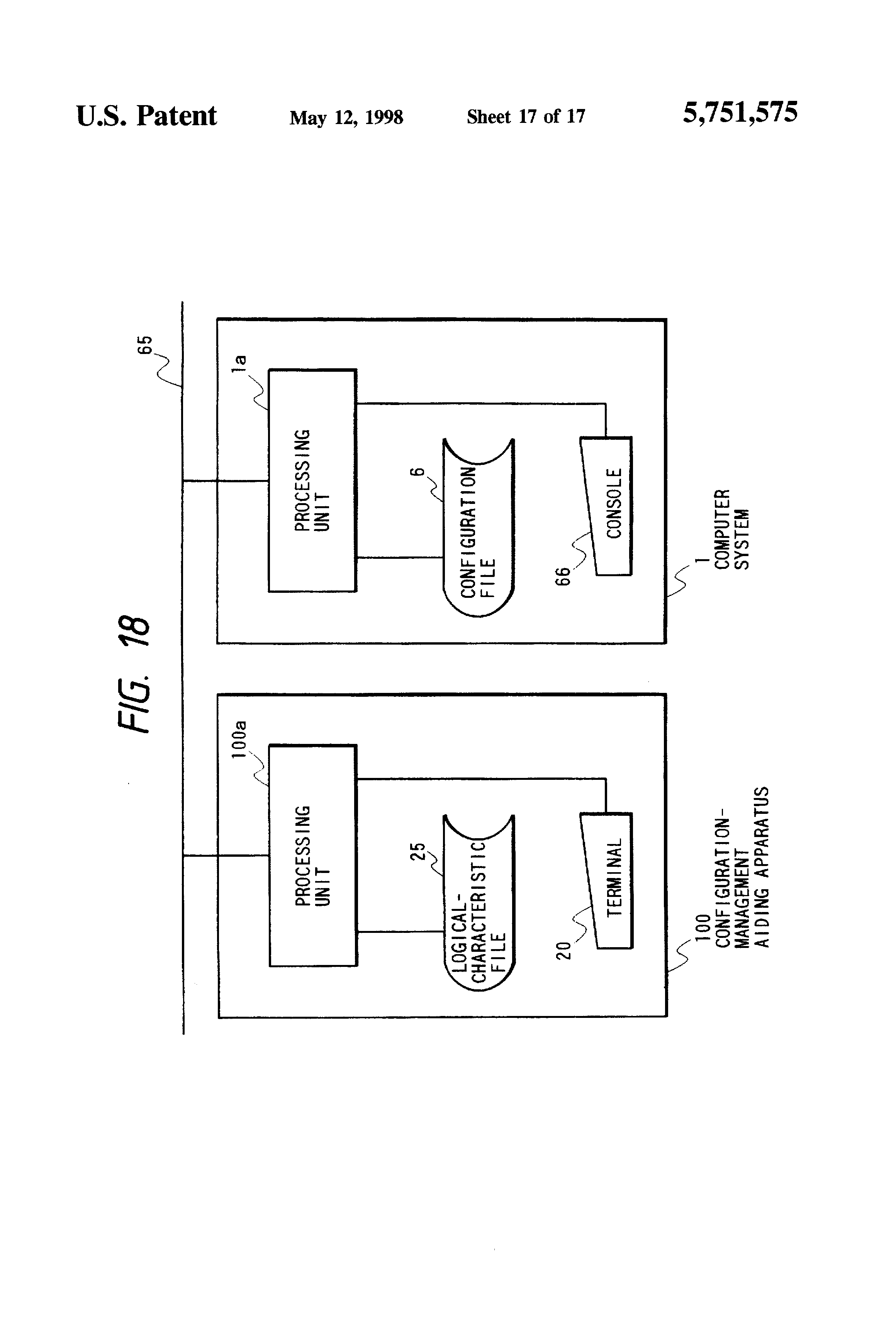 Patent US5751575 Method And Apparatus For Aiding Configuration