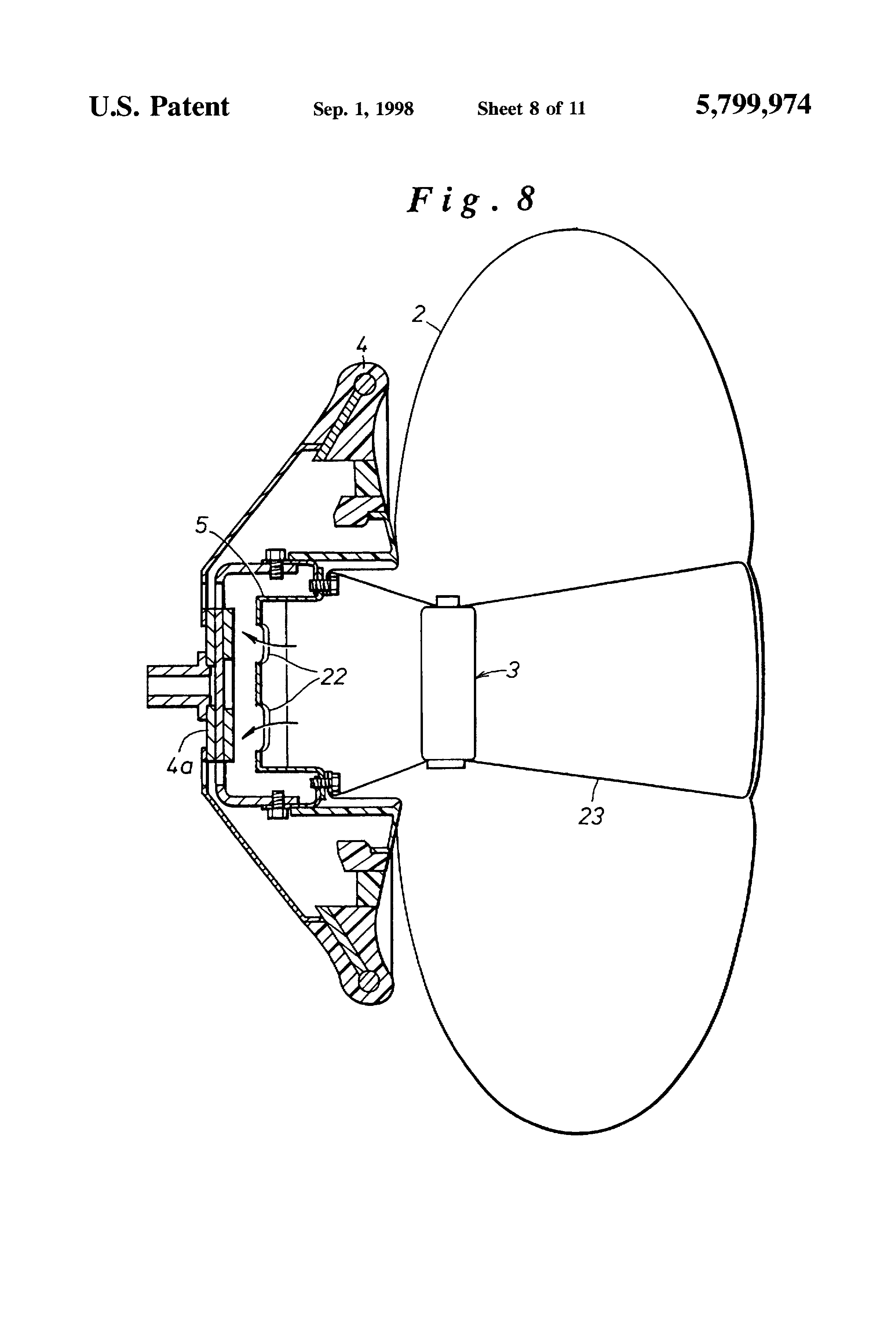 Patent US5799974 Vehicle air bag system Google Patents