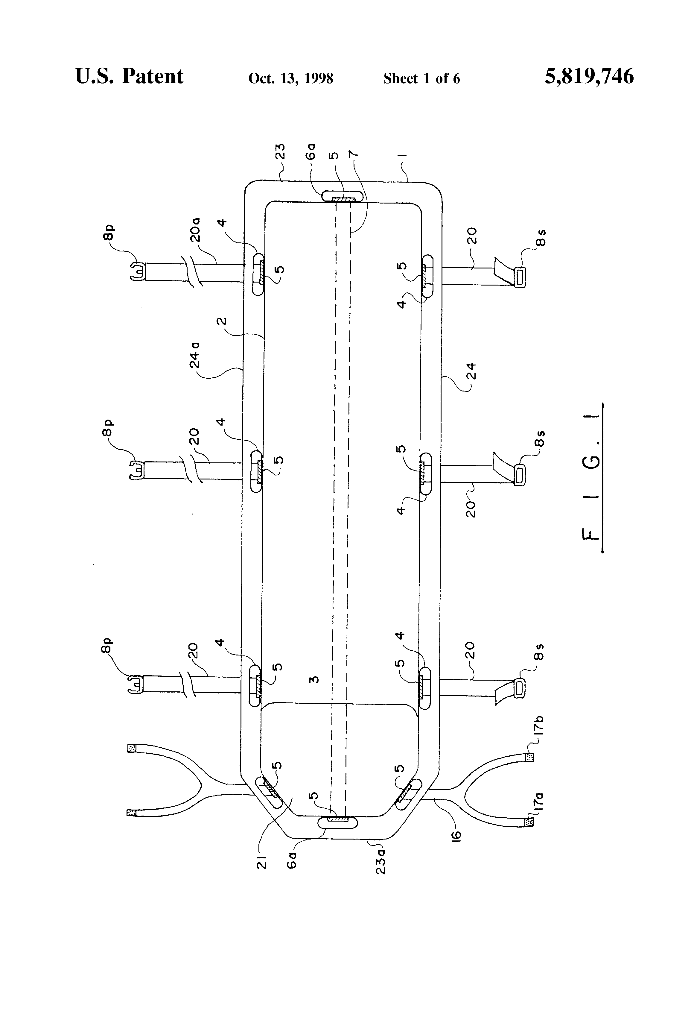 Patent US5819746 Removable spinal board padding Google Patents