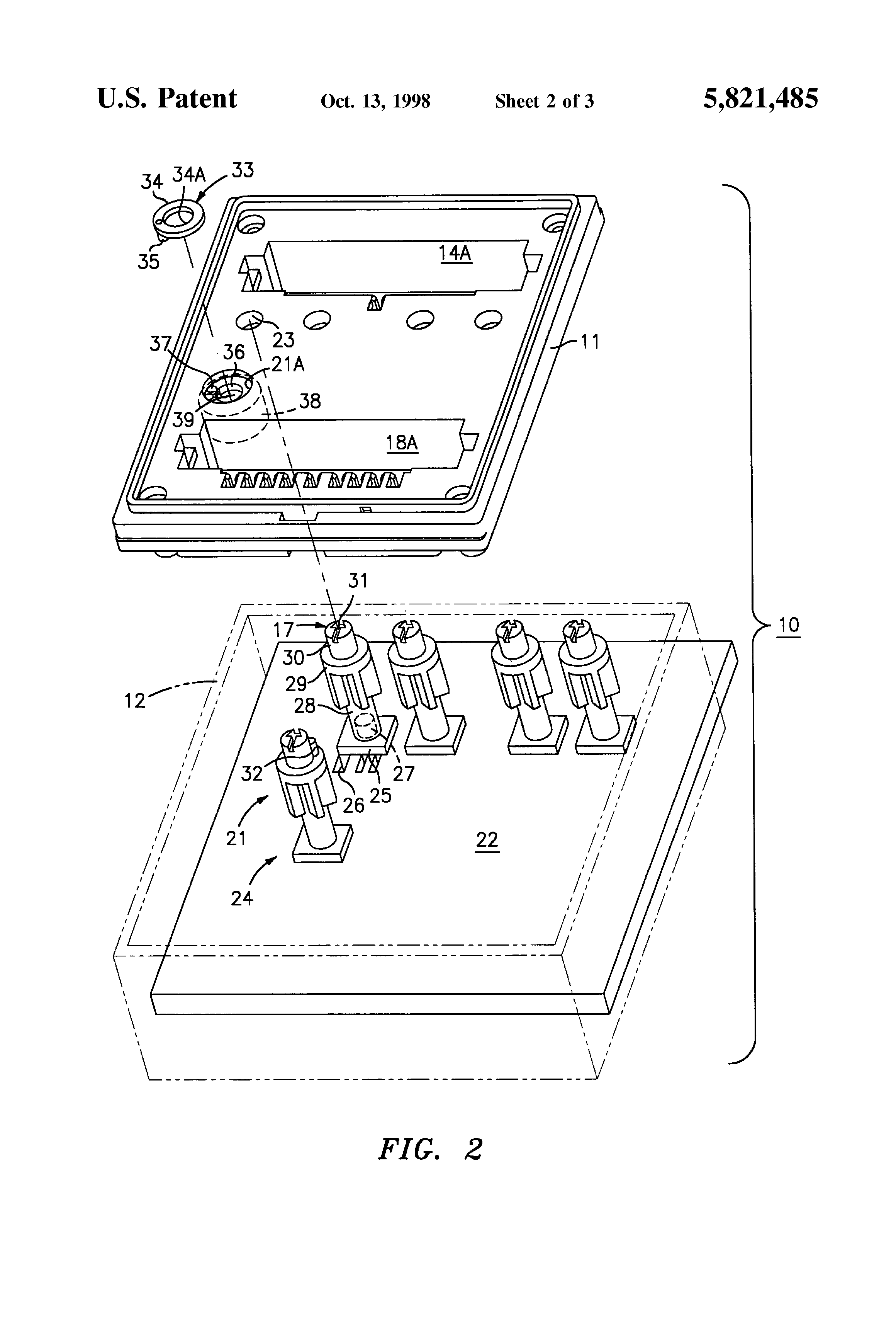 Patent US5821485 - Circuit breaker electronic trip unit with adjustable