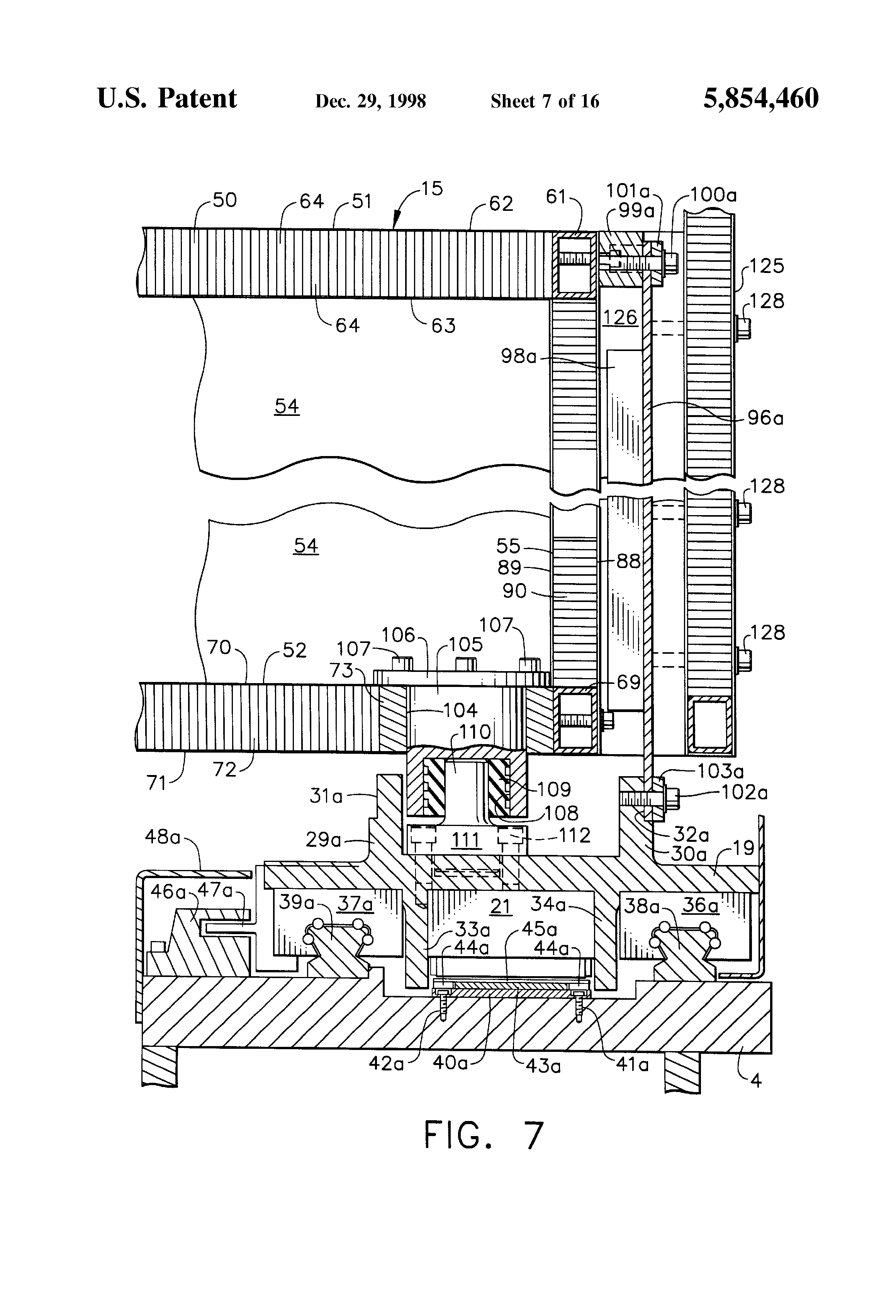 Patent US5854460 - Linear motor driven laser cutting machine - Google