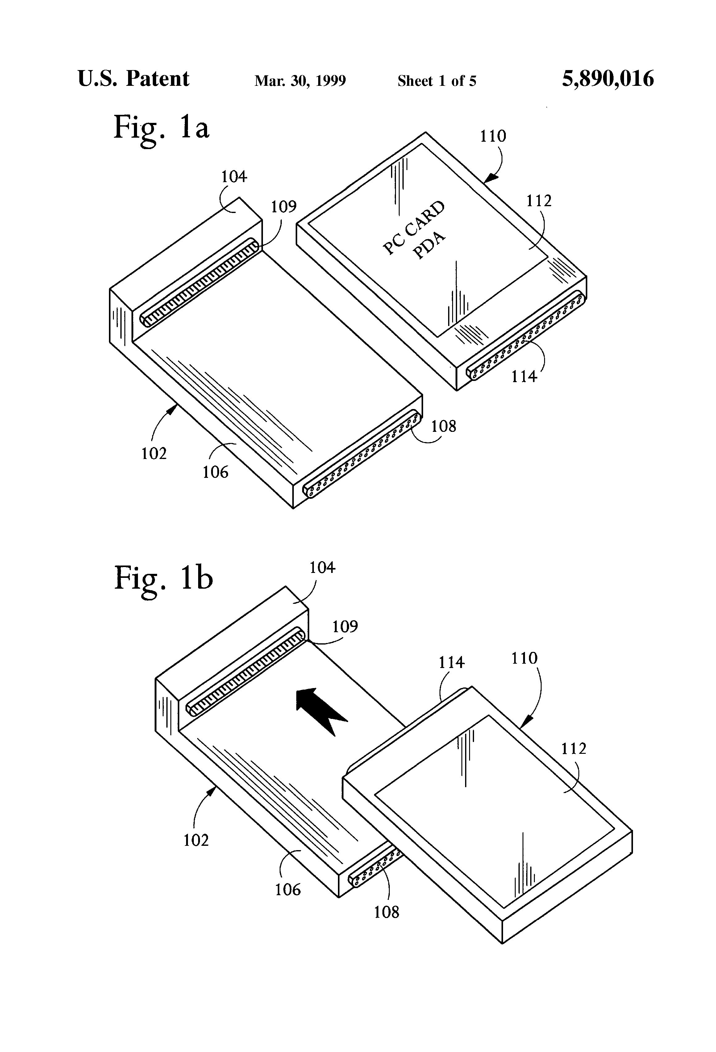 Patent US5890016 Hybrid Computer Add In Device For Selectively