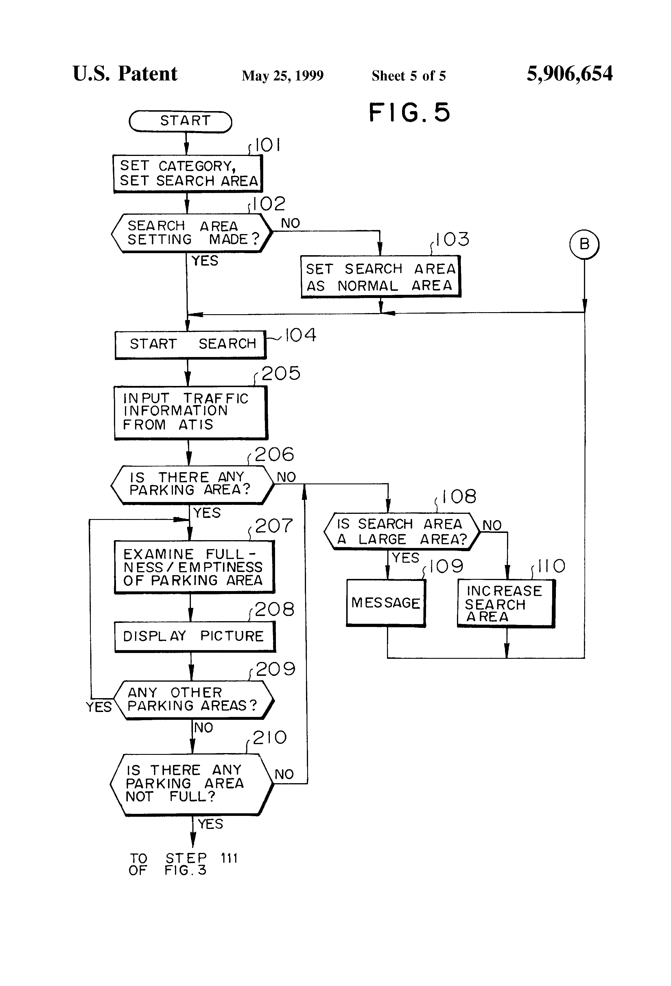 Patent US5906654 - Route guidance for vehicle navigation apparatus to