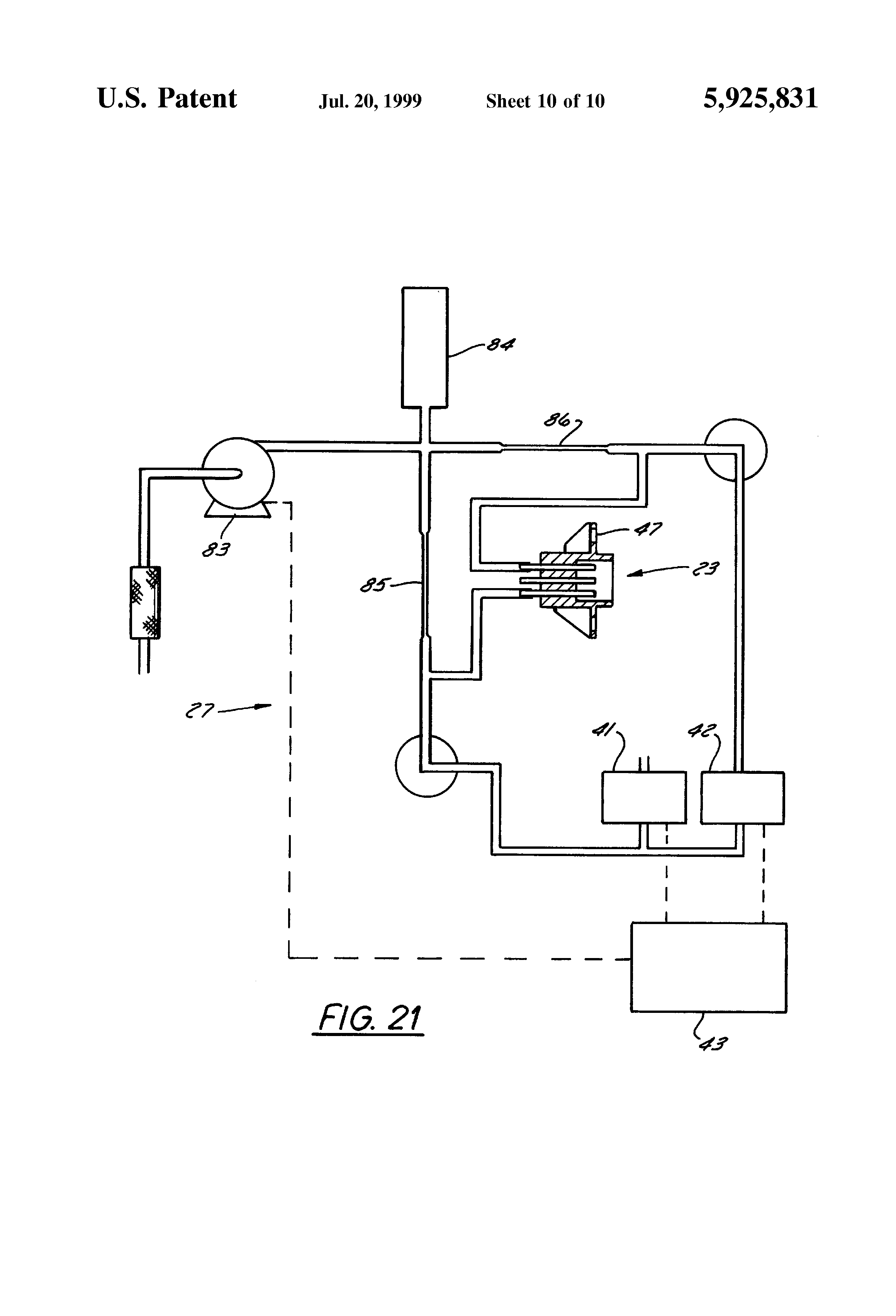 Patent US5925831 Respiratory Air Flow Sensor Google Patents