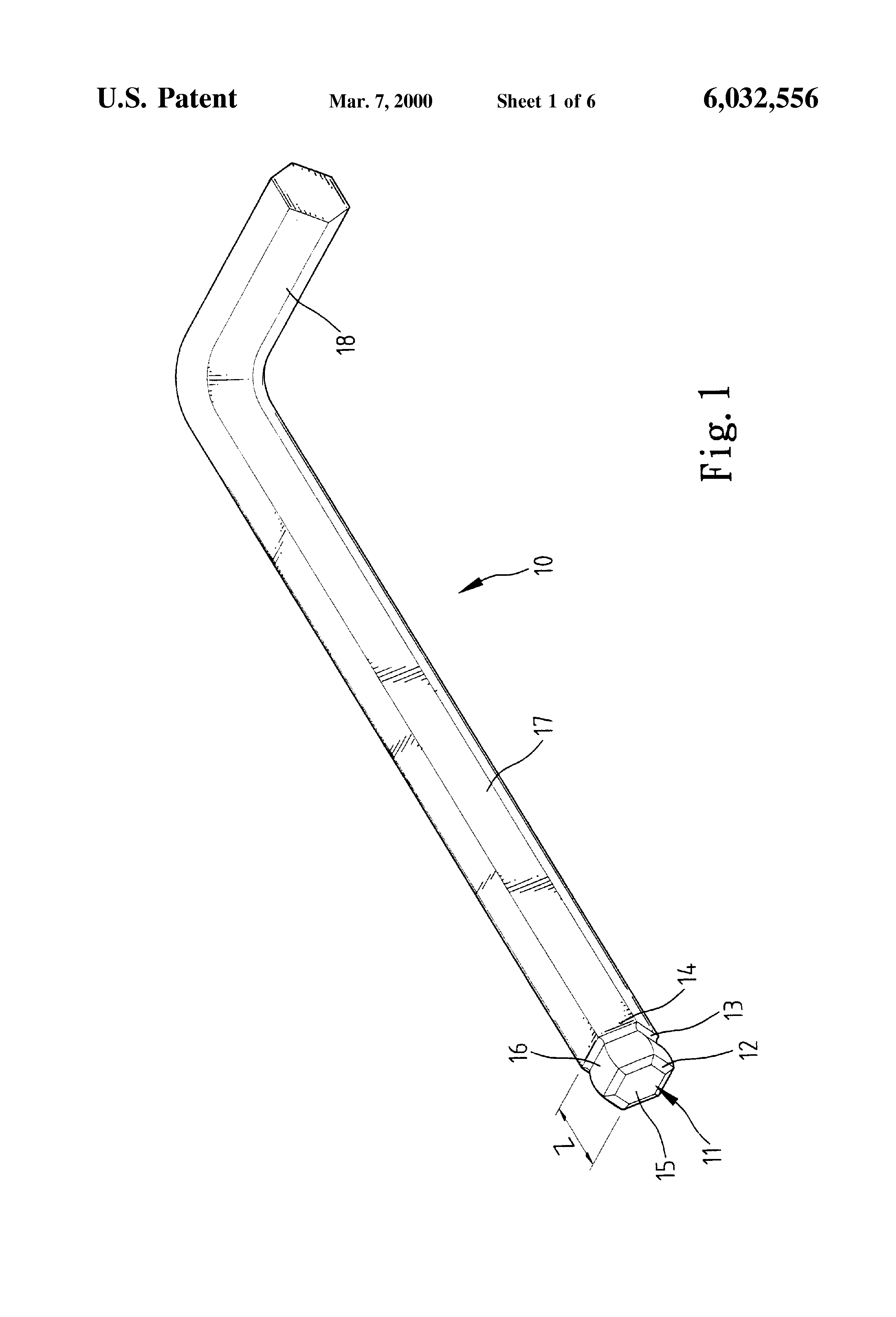 Patent US6032556 Hex Wrench Google Patents patent-us6032556-hex-wrench-google-patents
