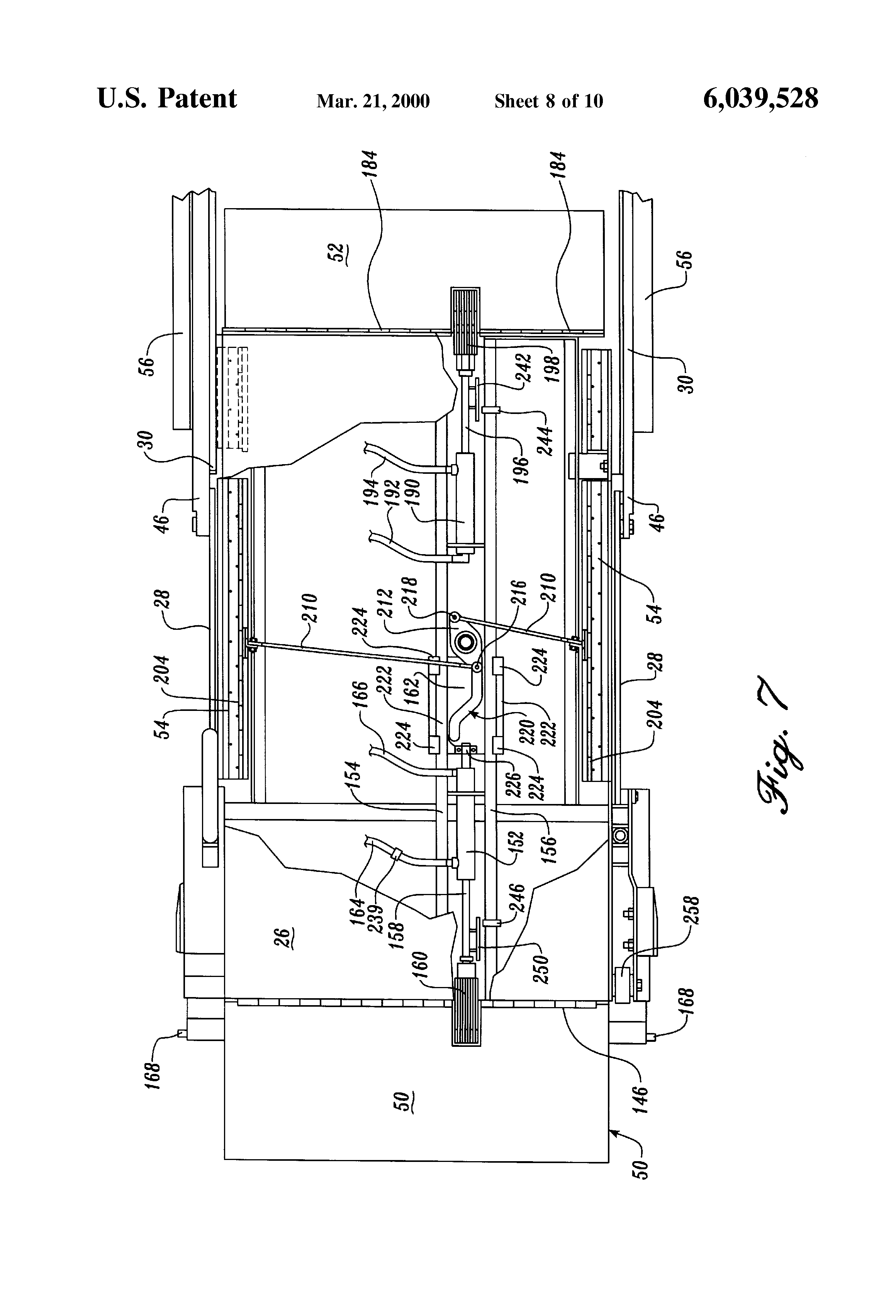Patent US6039528 Wheelchair lift with improved outer, inner, and side